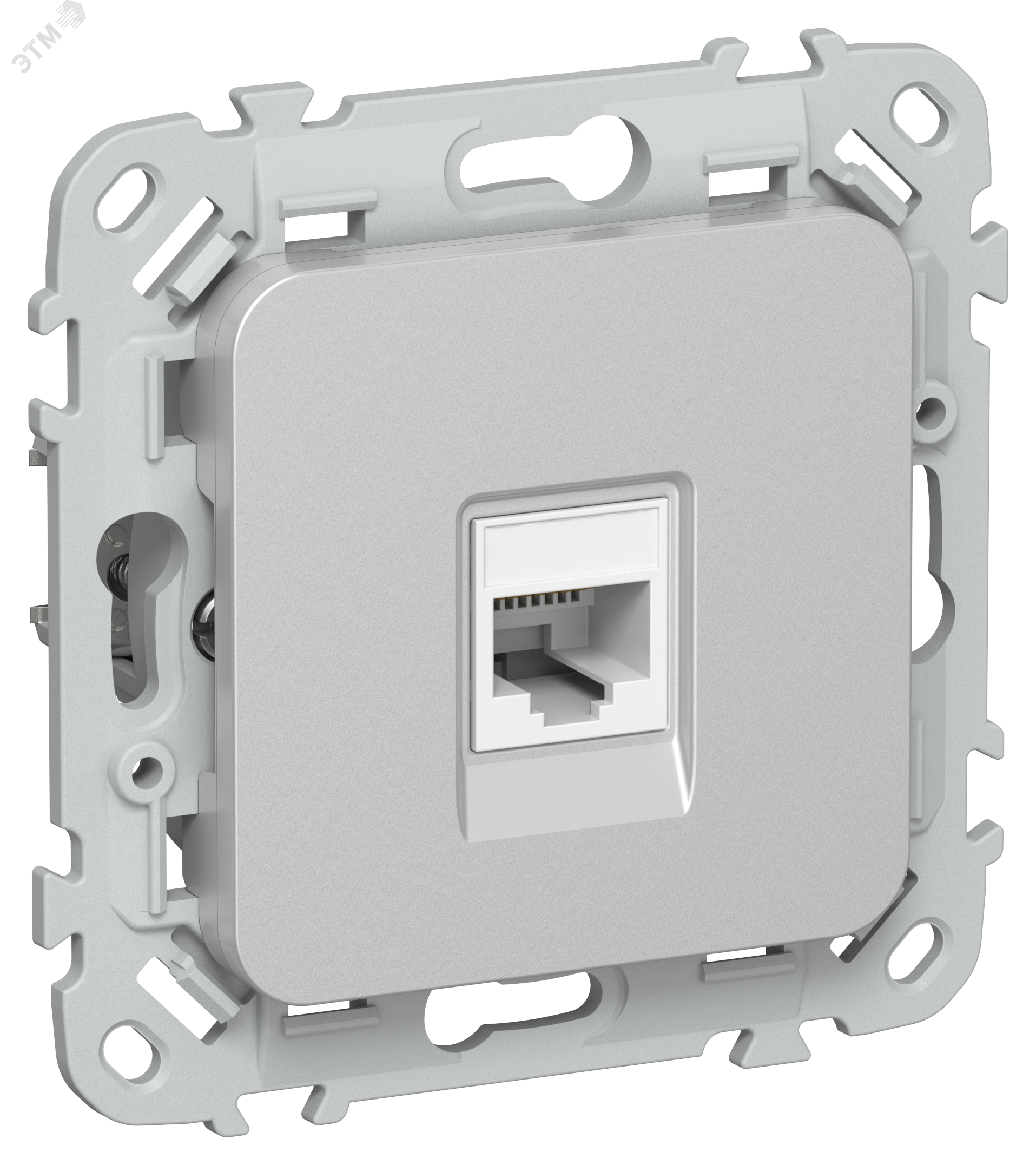 Изображение товара FLITE Розетка компьютерная RJ45 категории 5Е UTP алюминий IEK