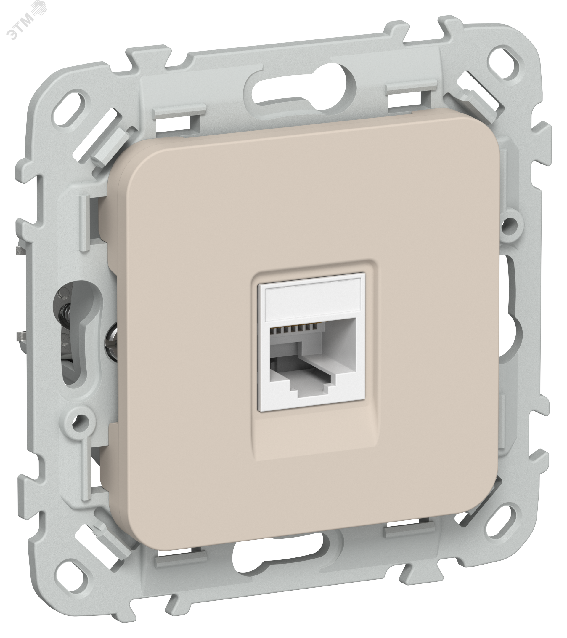 Изображение товара Розетка компьютерная RJ45 категория 6 названная серия FLITE IEK