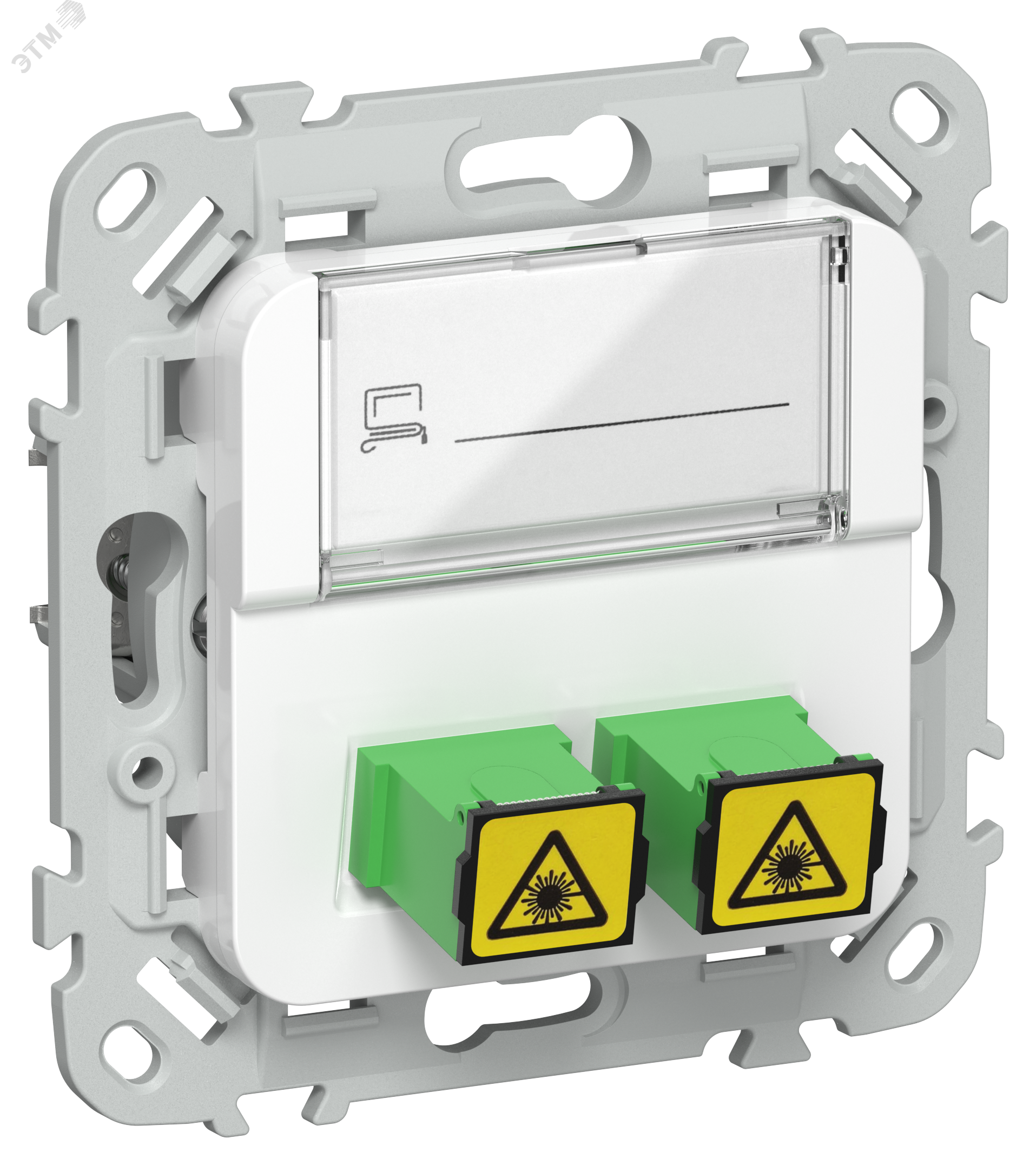 Изображение товара FLITE Розетка 2-местная оптоволоконная РОВ-2-ФлБ белый IEK