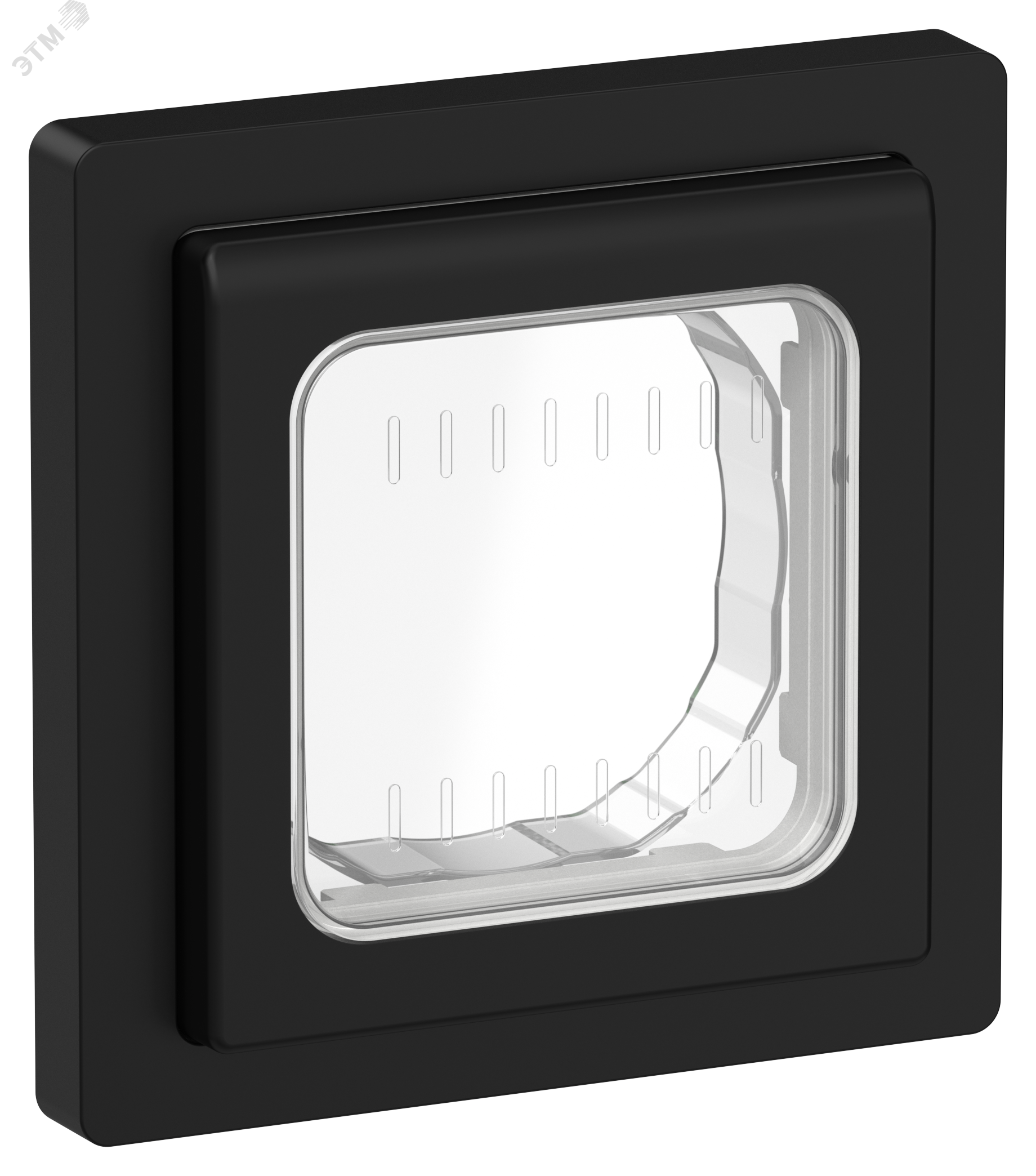 Изображение товара Рамка 1-местная IP55 FLITE Рпро-1-55-ФлЧ черная IEK