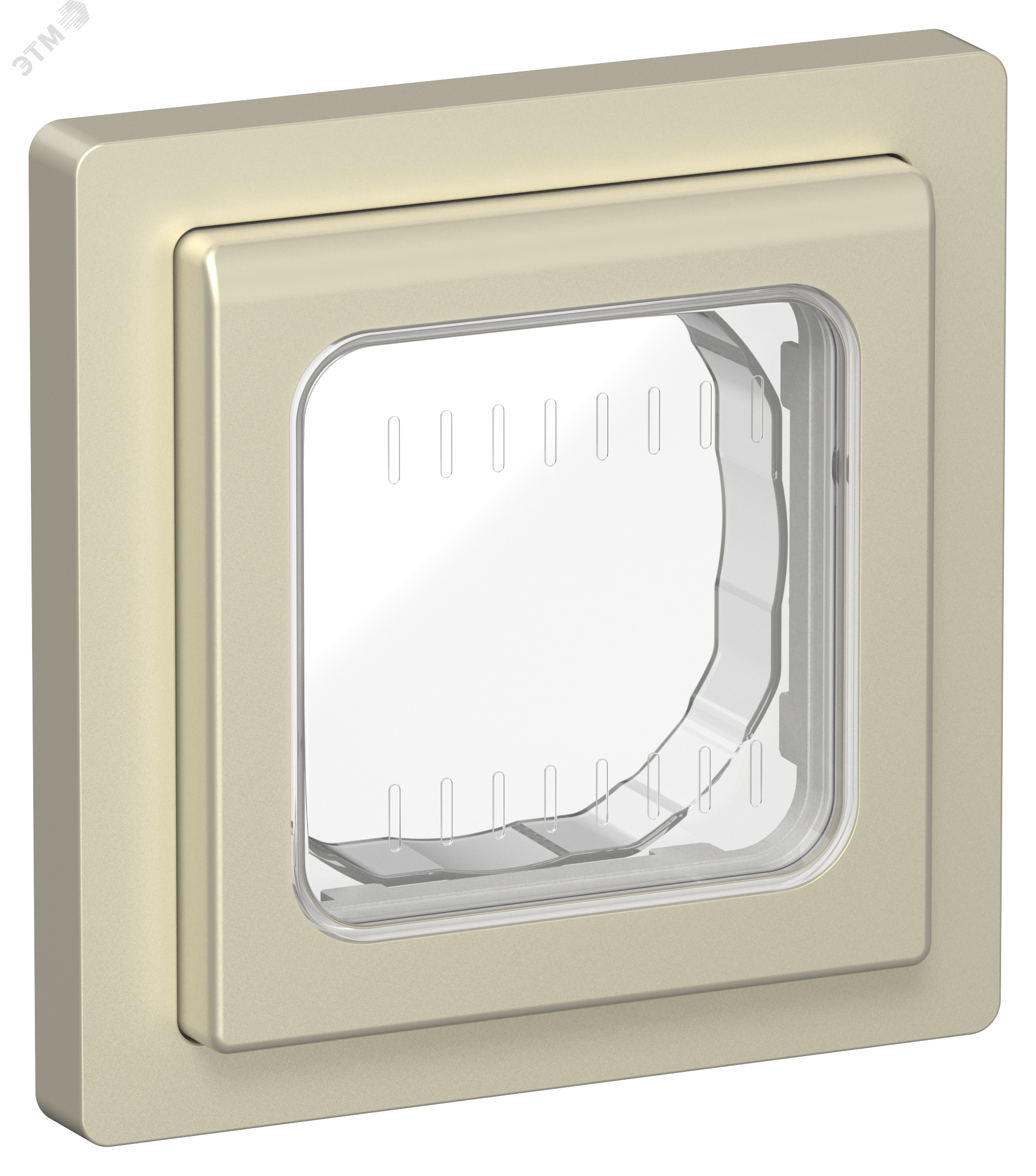 Изображение товара Рамка 1-местная IP55 серии FLITE Шампань IEK