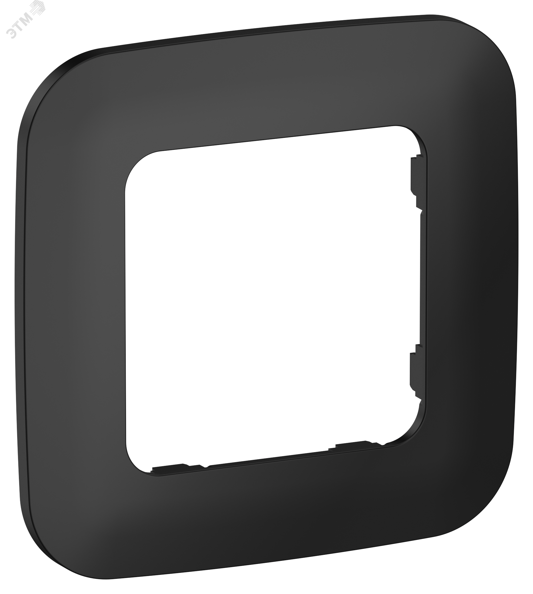 Изображение товара FLITE ARTISTIC Рамка 1-местная РУ-1-А-ФлЧ черный IEK