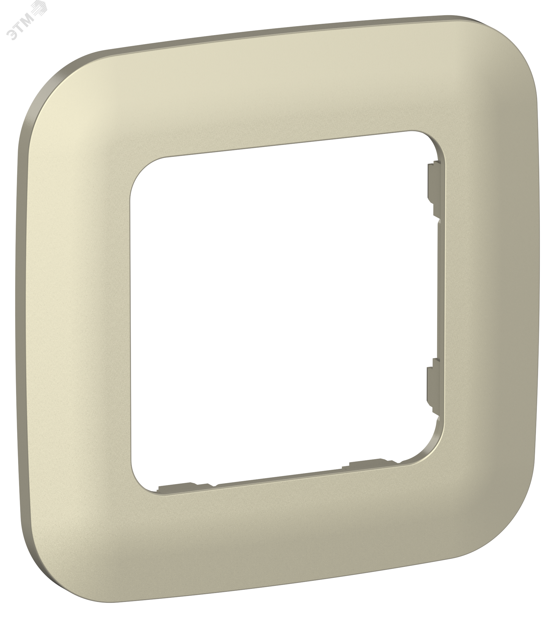 Изображение товара Рамка 1-местная IEK РУ-1-А-ФлШ шампань пластиковая монтажная