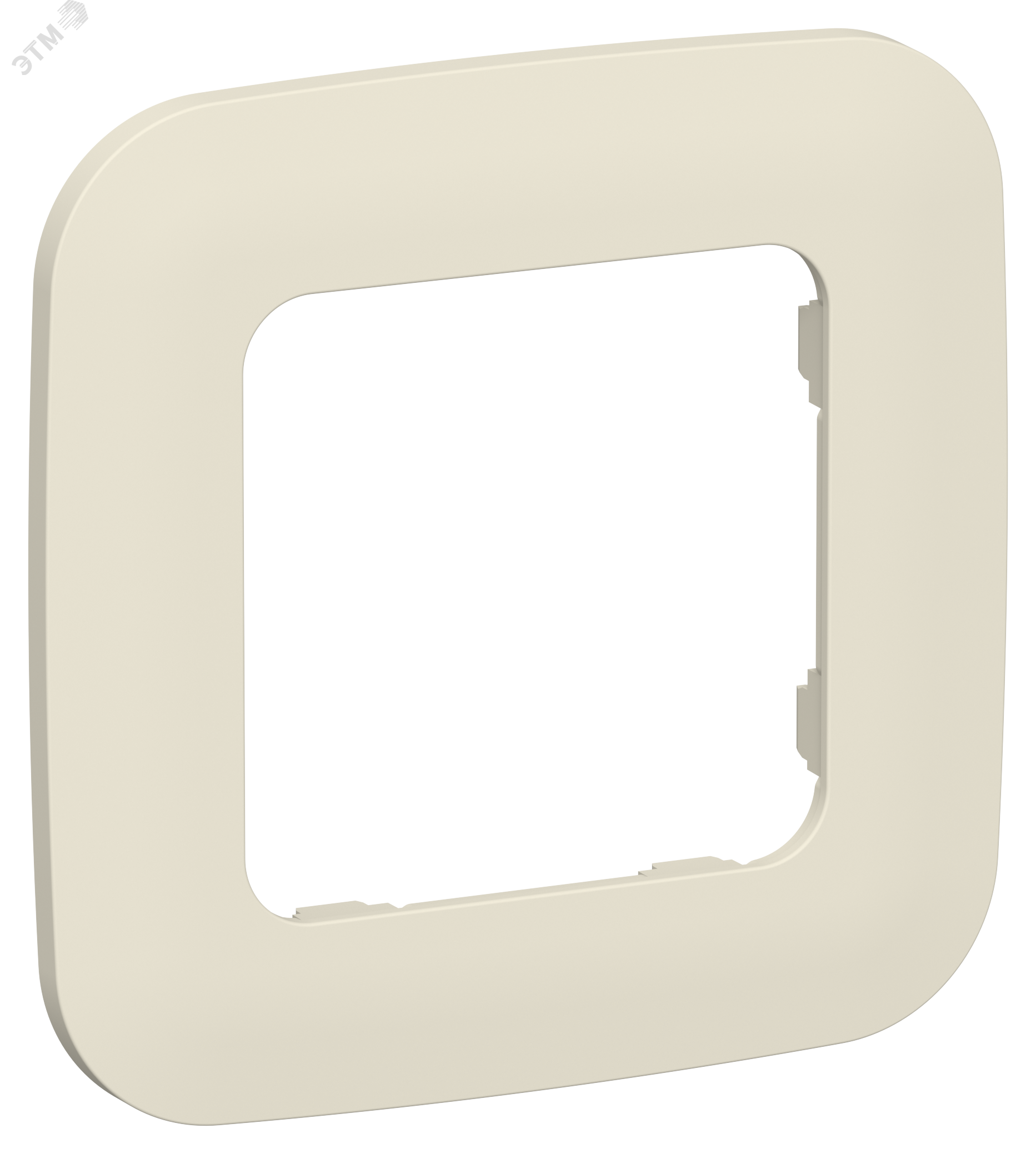 Изображение товара Рамка 1-местная светло-бежевый IEK РУ-1-А-ФлСл для электроустановочных изделий