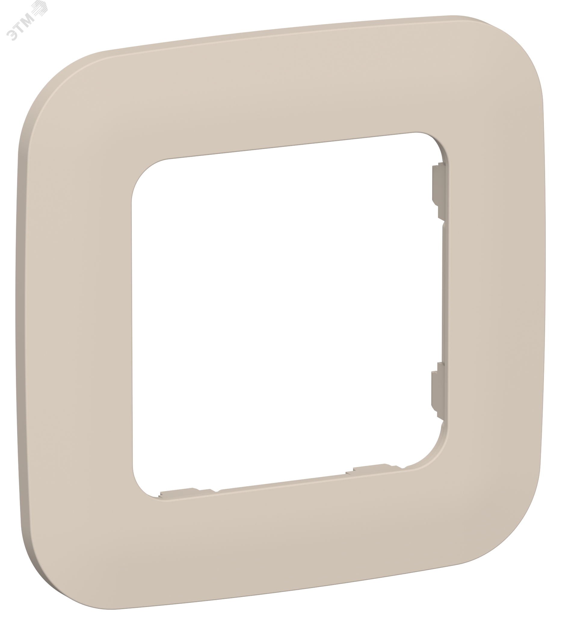 Изображение товара Рамка 1-местная для электросетей IEK РУ-1-А-ФлЛ льняной бежевый скрытый монтаж