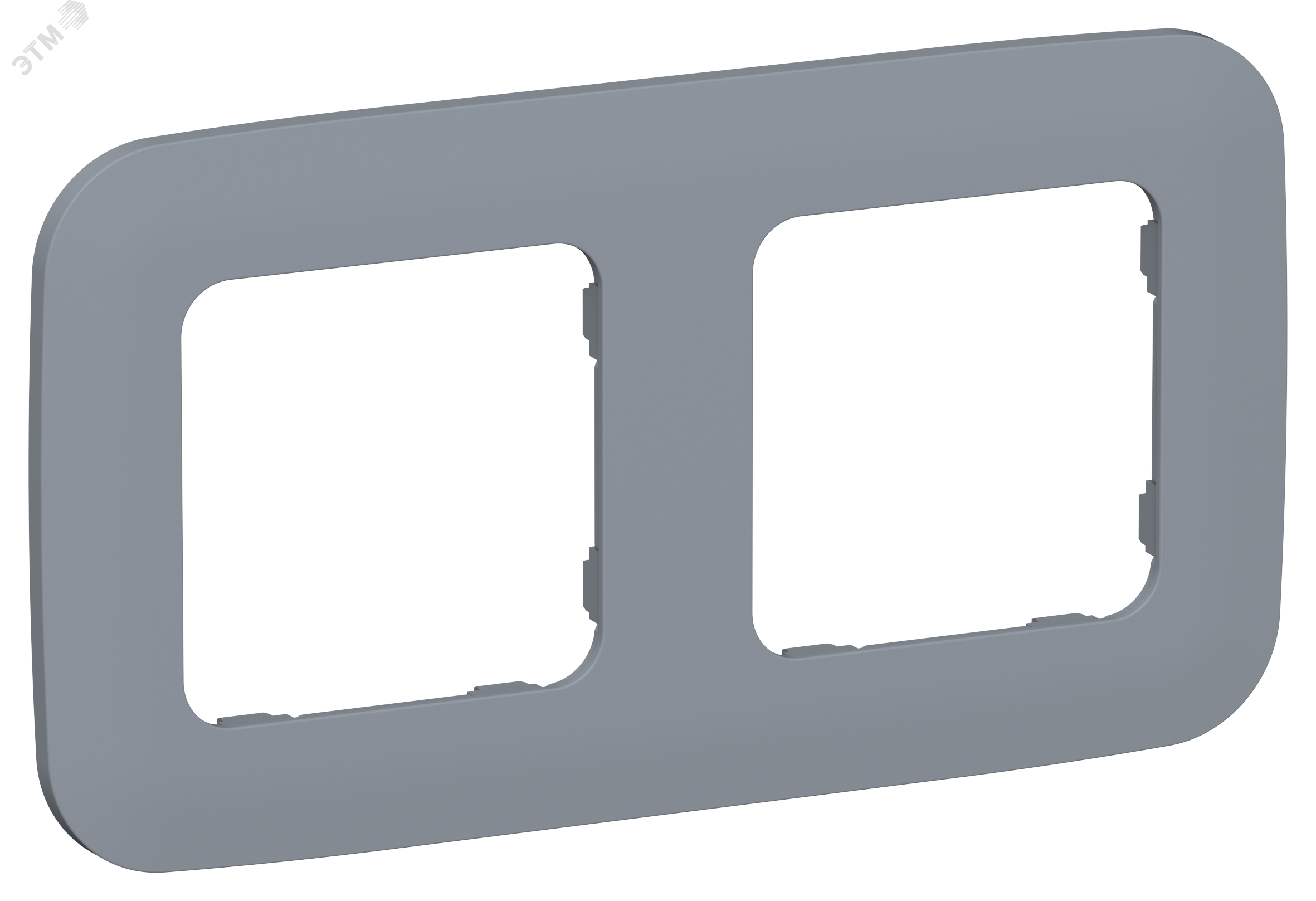 Изображение товара FLITE ARTISTIC Рамка 2-местная РУ-2-А-ФлМ маренго IEK (шт)