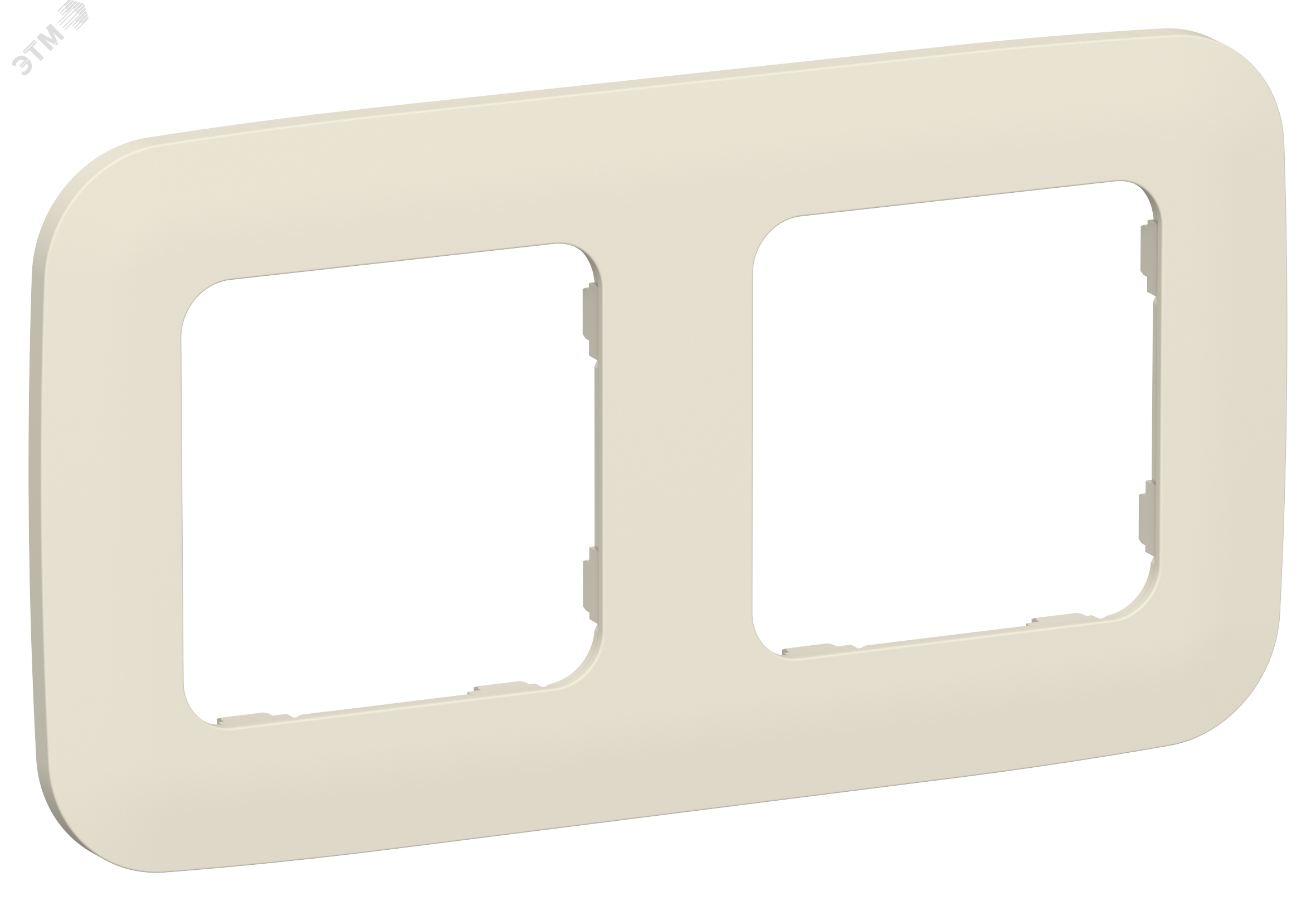 Изображение товара FLITE ARTISTIC 2-местная рамка РУ-2-А-ФлСл светло-бежевый