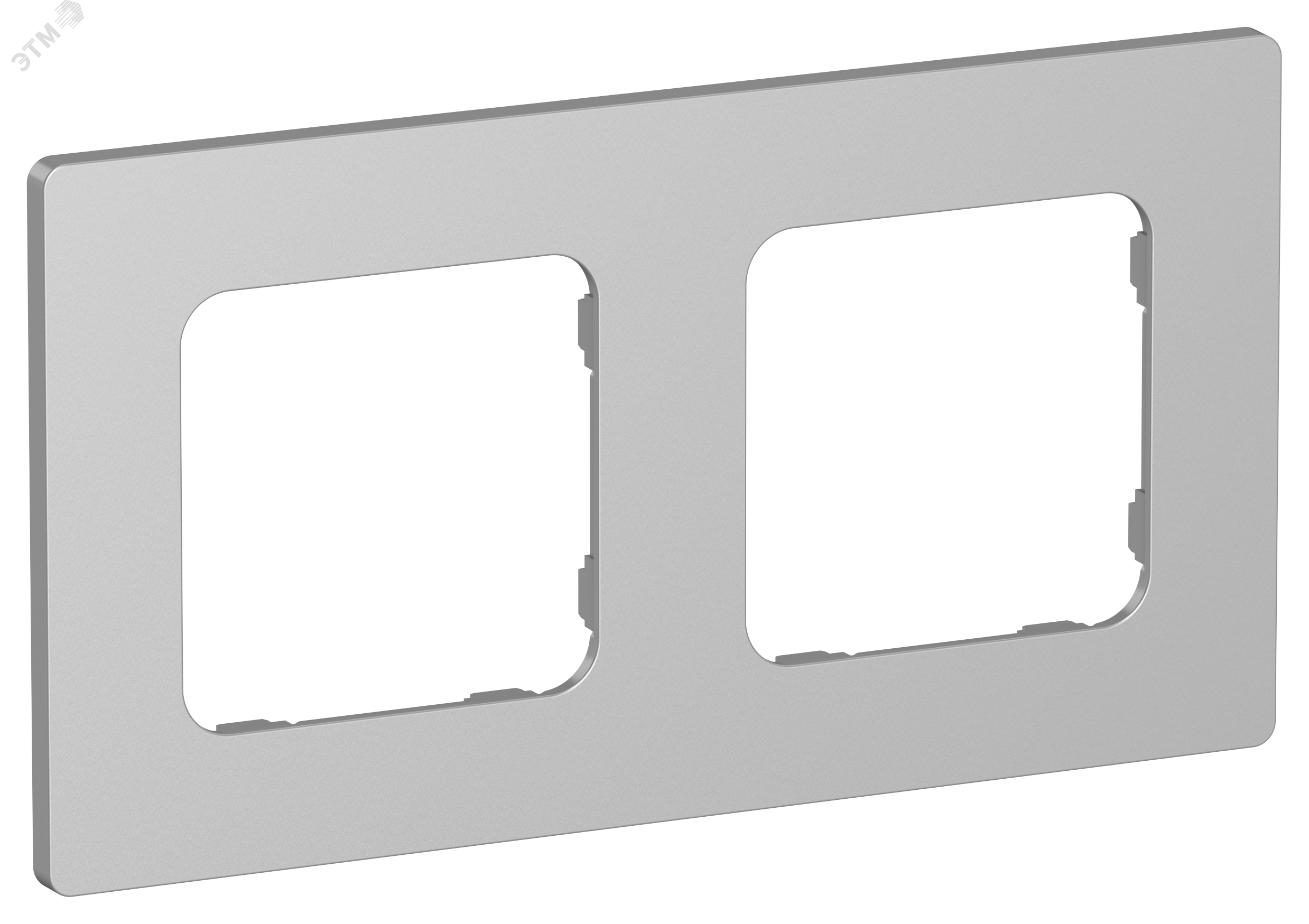 Изображение товара Рамка алюминиевая 2-местная FLITE РУ-2-К-ФлА от IEK, монтажные рамки