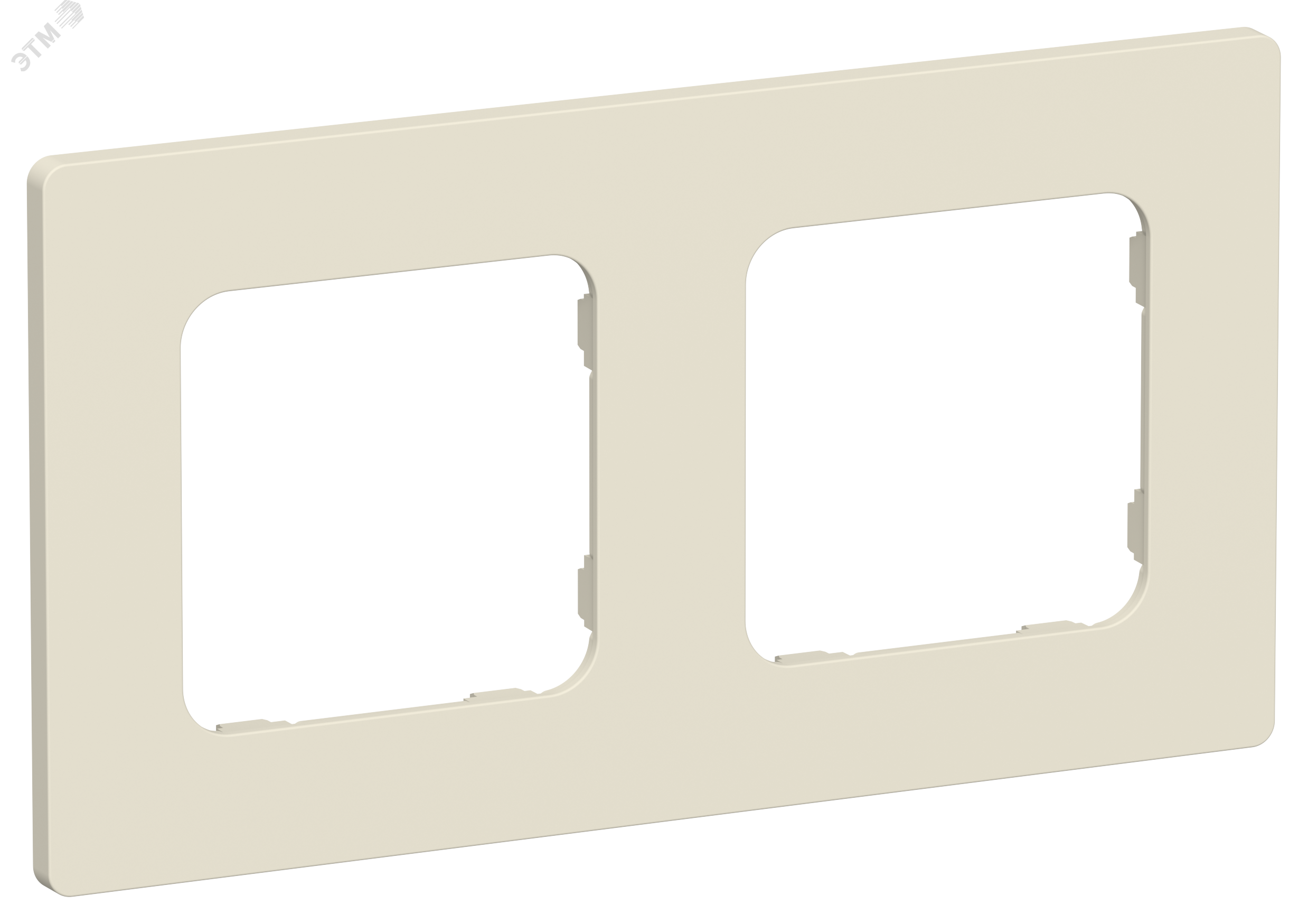 Изображение товара Рамка 2-местная FLITE CLASSIC РУ-2-К-ФлСл сливочный IEK