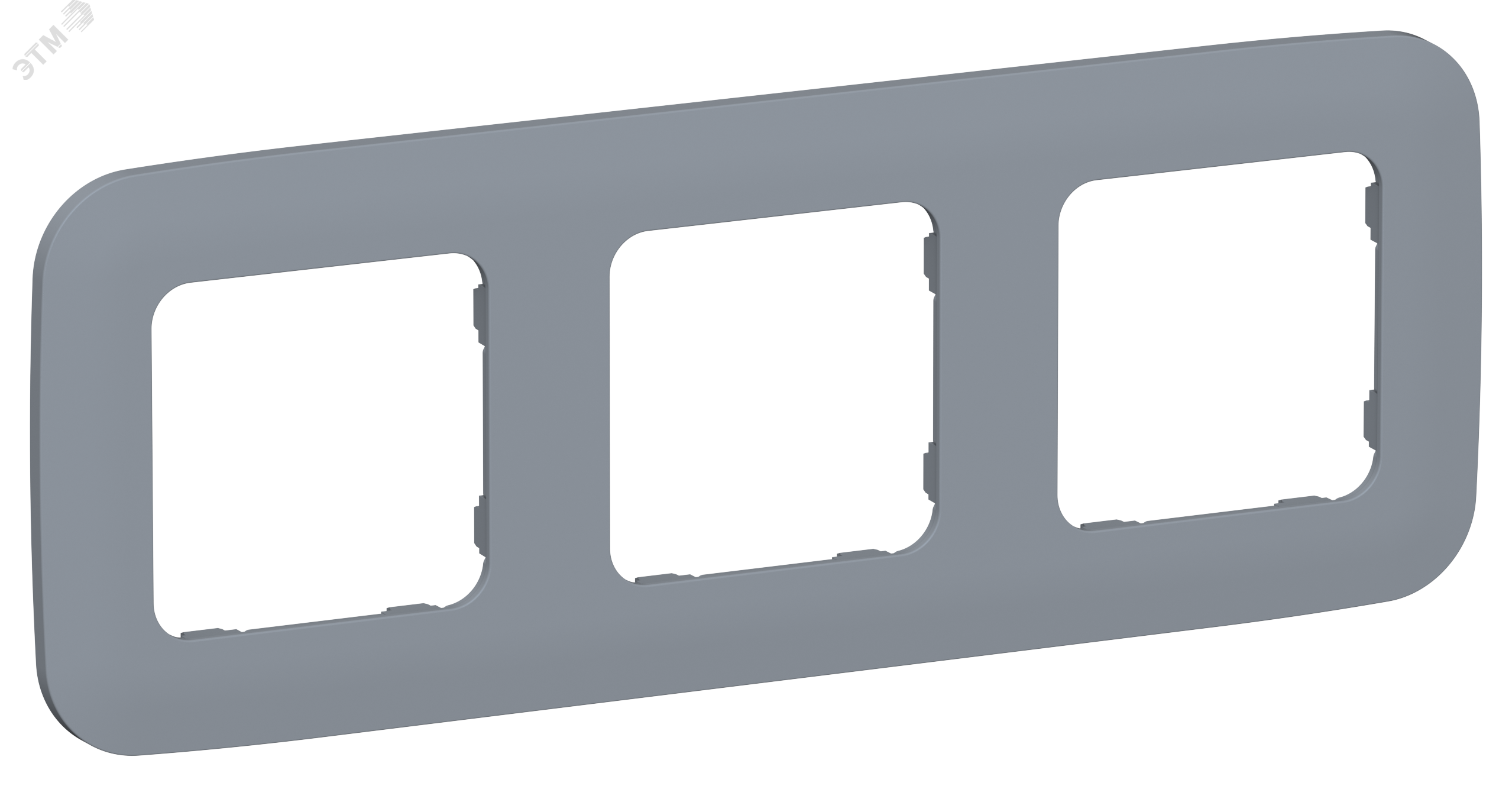 Изображение товара FLITE ARTISTIC Рамка 3-местная РУ-3-А-ФлМ маренго IEK (шт)