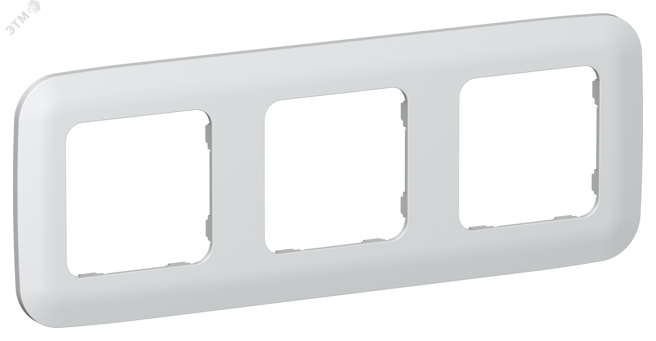 Изображение товара FLITE ARTISTIC Рамка 3-местная РУ-3-А-ФлЖ жемчуг IEK (шт)