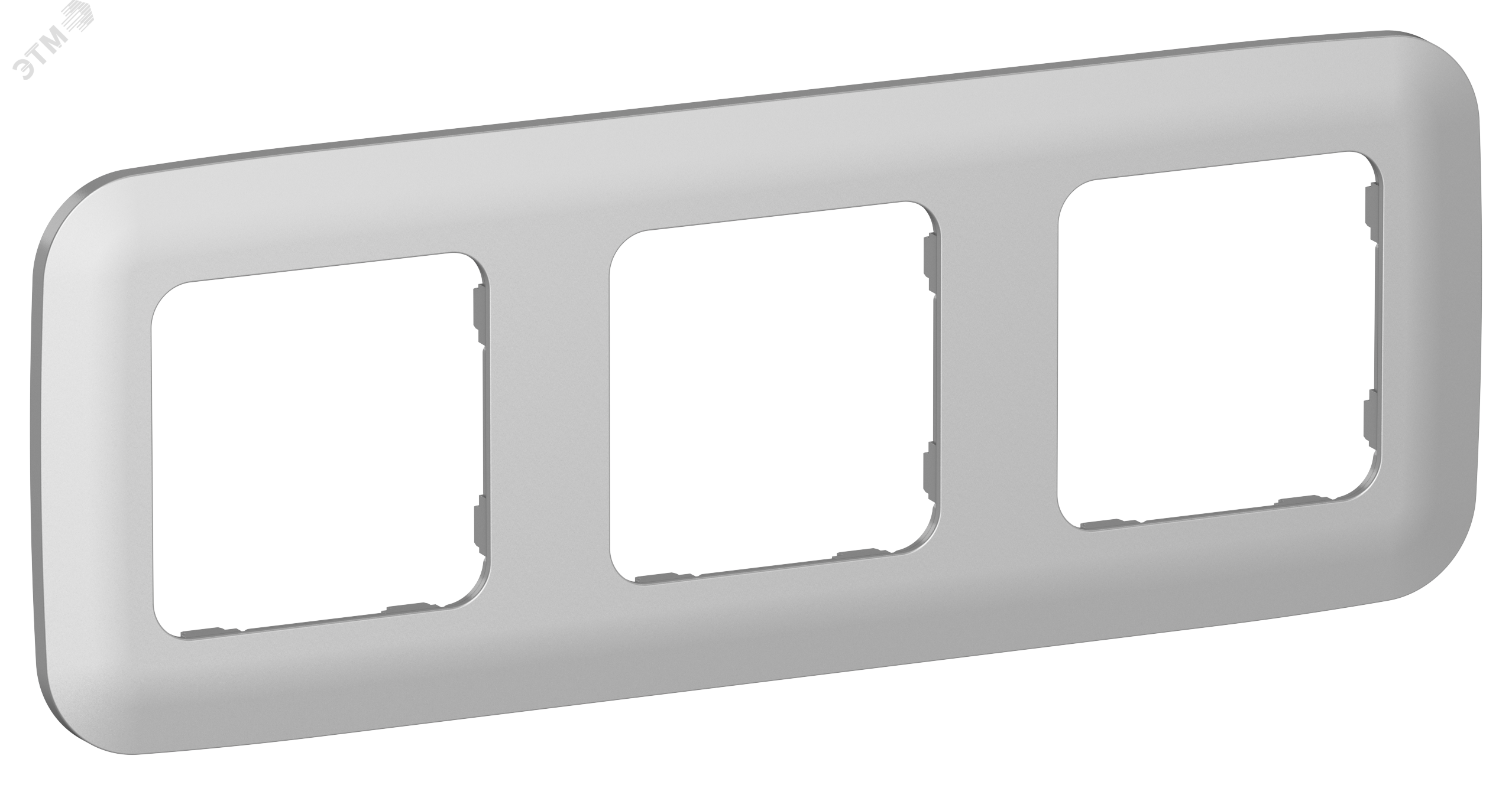 Изображение товара Рамка 3-местная алюминиевая FLITE РУ-3-А-ФлА IEK