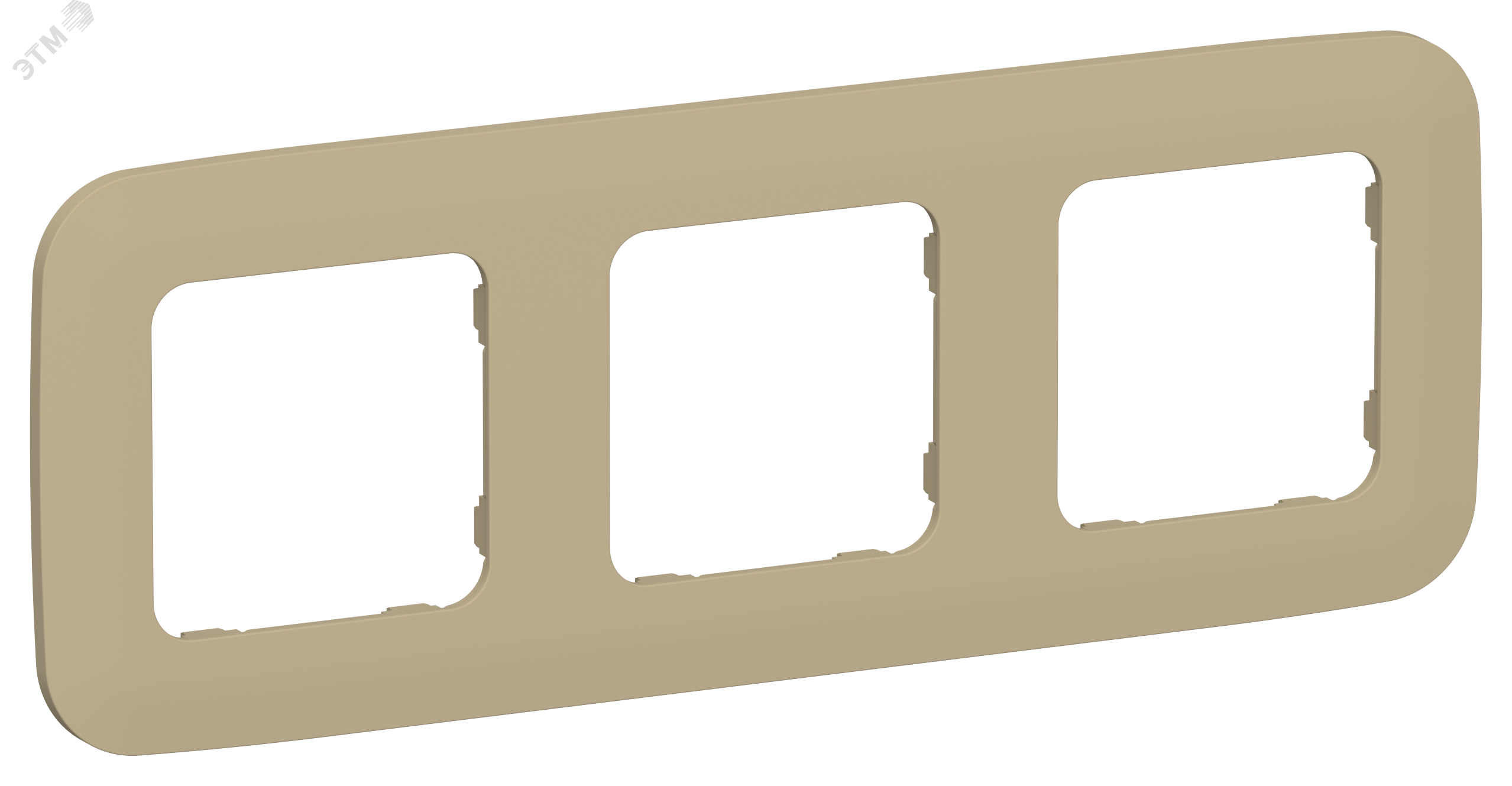 Изображение товара FLITE Рамка 3-местная РУ-3-А-ФлХ хаки IEK
