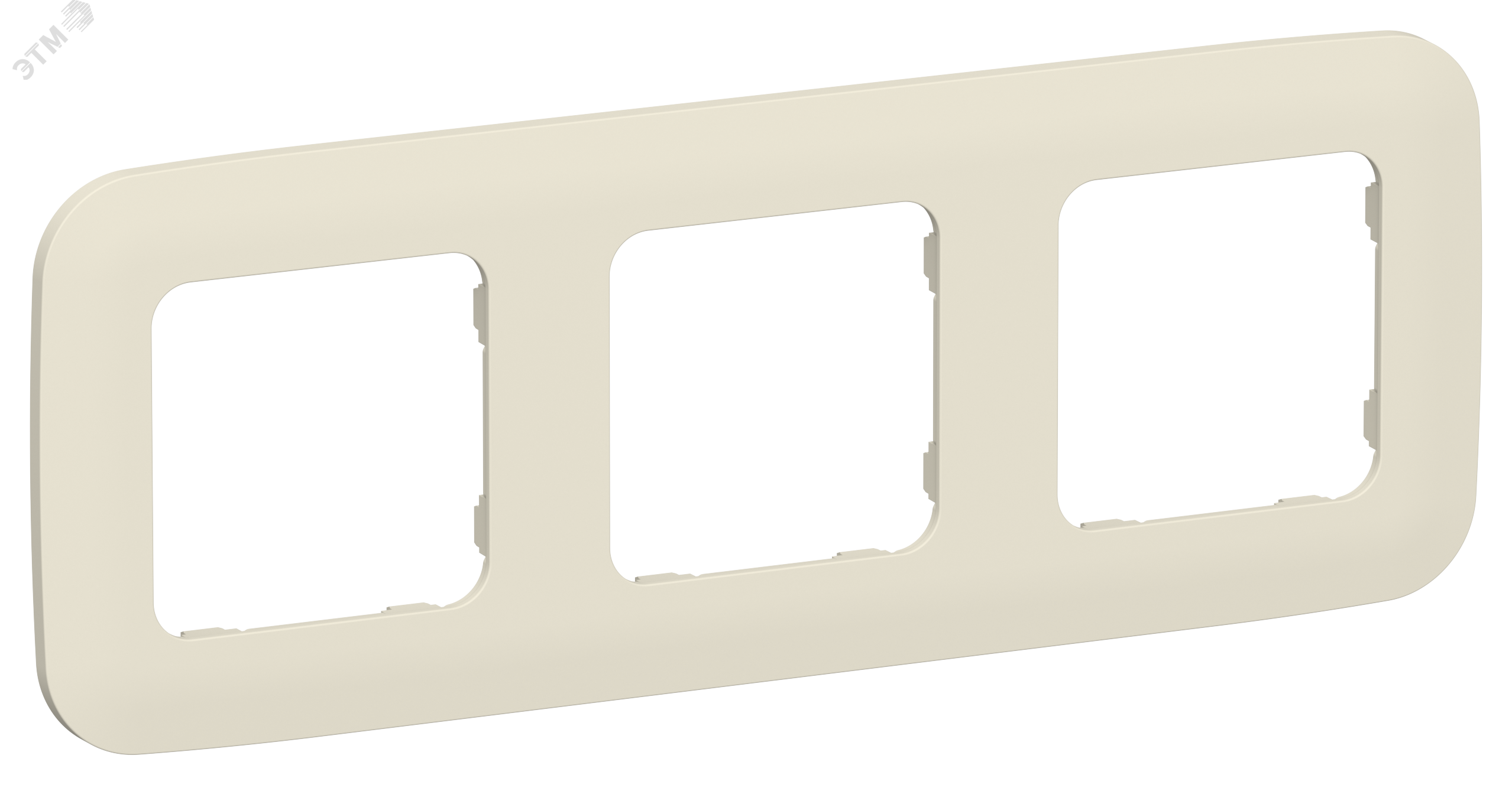 Изображение товара Рамка 3-местная FLITE ARTISTIC РУ-3-А-ФлСл светло-бежевый IEK