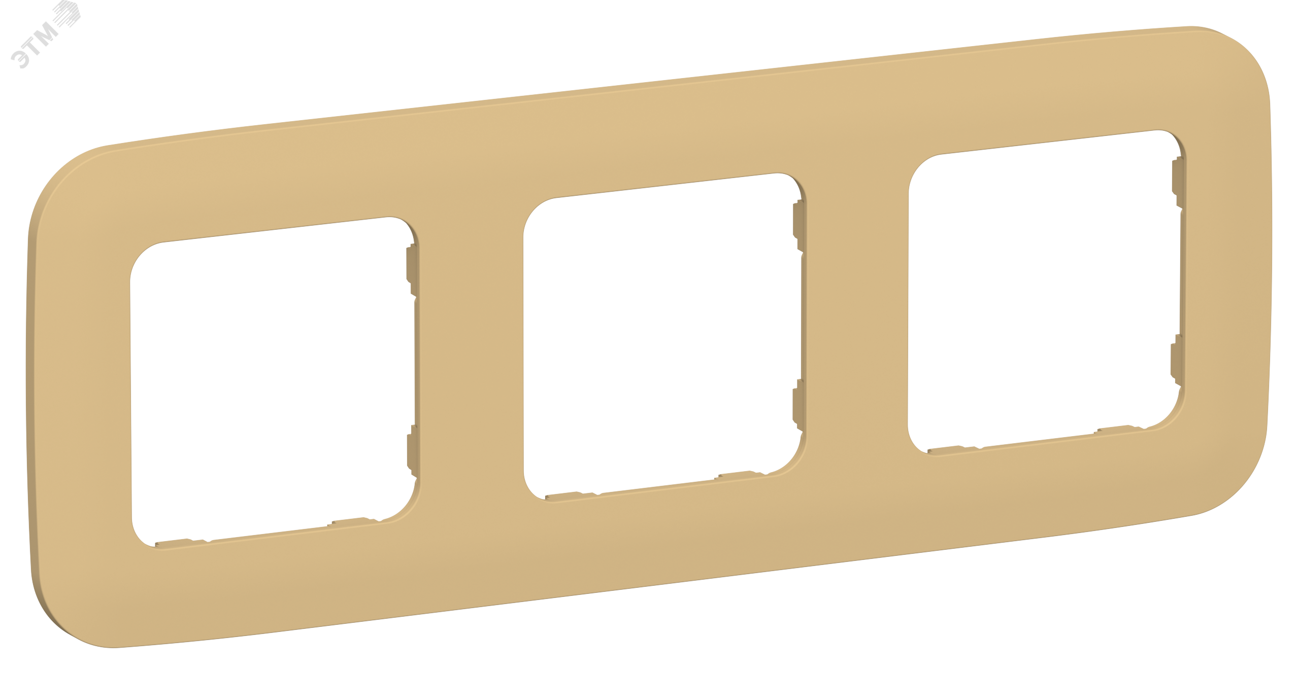 Изображение товара FLITE ARTISTIC Рамка 3-местная РУ-3-А-ФлШм шамуа IEK (шт)