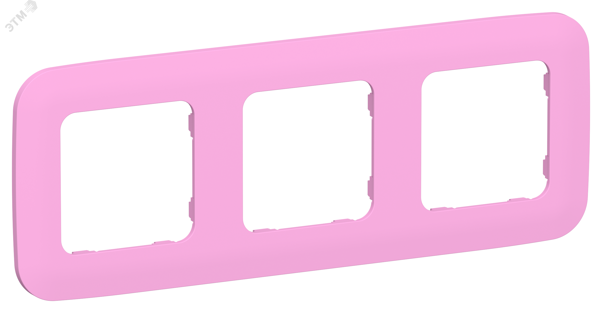 Изображение товара FLITE ARTISTIC Рамка 3-местная РУ-3-А-ФлПр пурпурный IEK (шт)