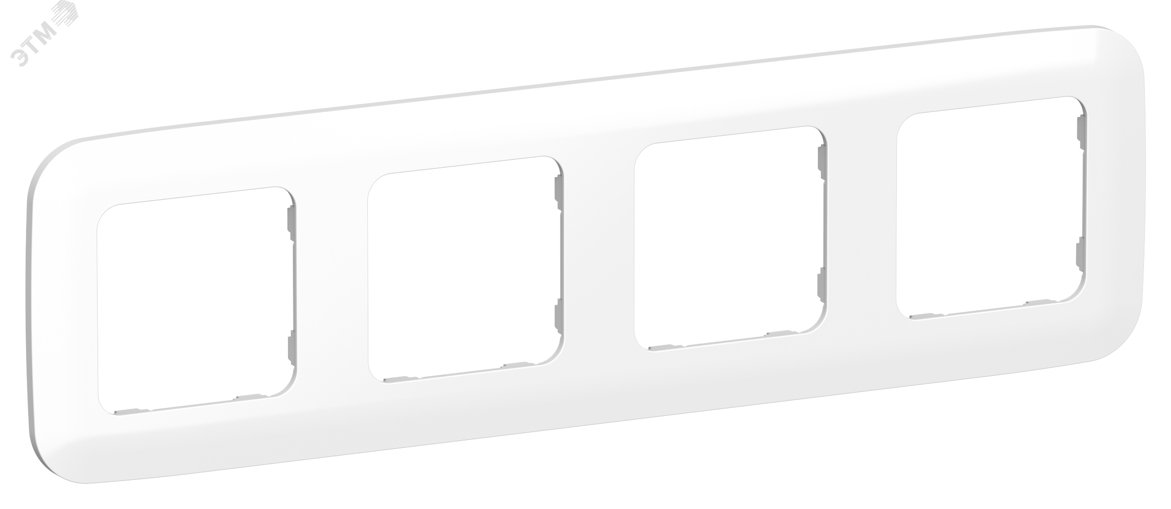 Изображение товара Рамка 4-местная белая IEK РУ-4-А-ФлБ монтаж электросистем