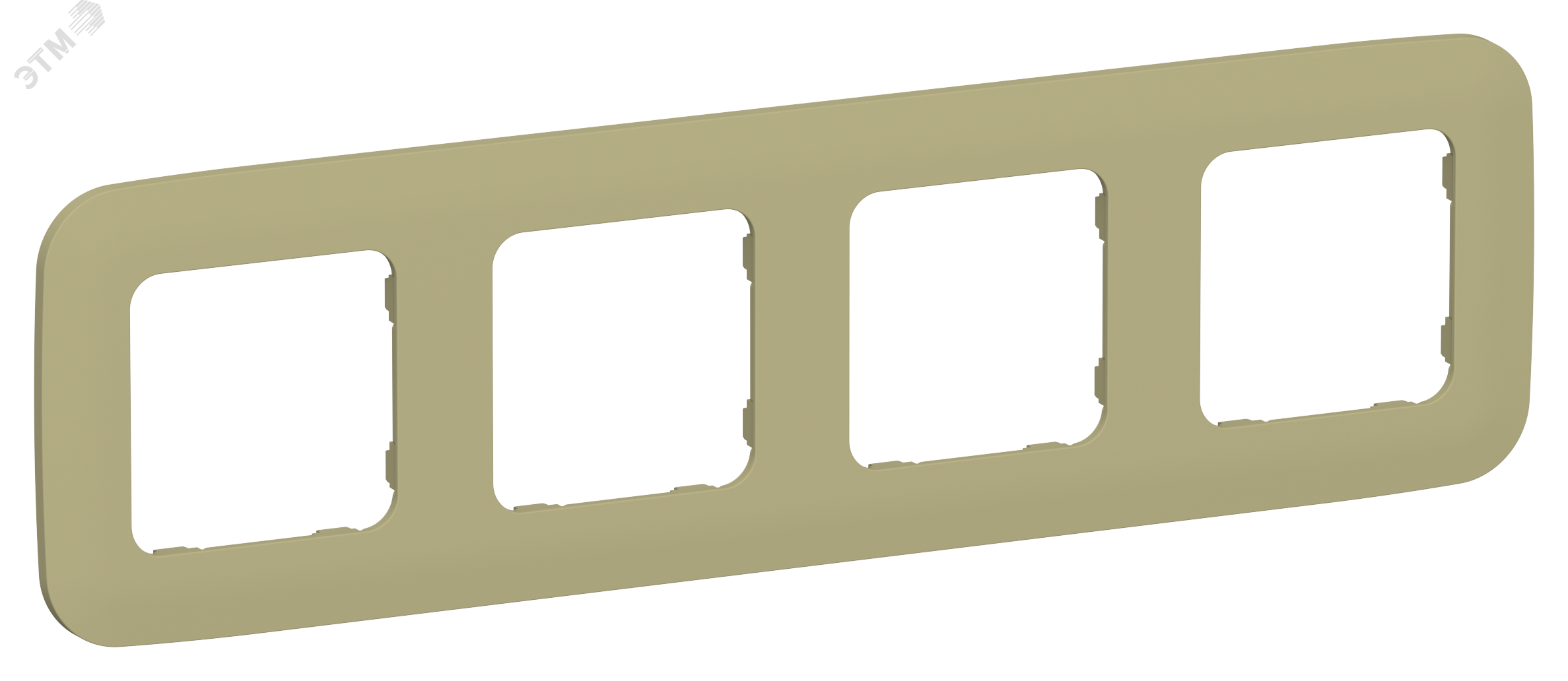 Изображение товара Рамка FLITE ARTISTIC 4-постовая оливковая из Матовое покрытие