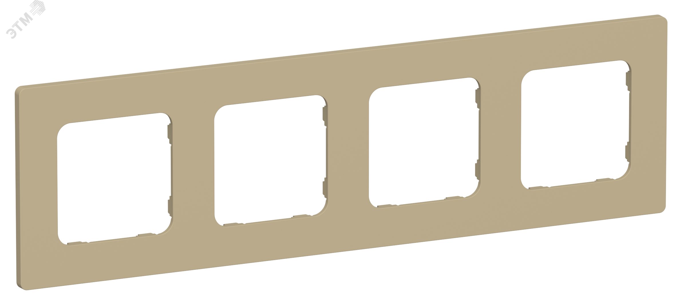 Изображение товара Рамка 4-местная FLITE CLASSIC РУ-4-К-ФлХ хаки IEK