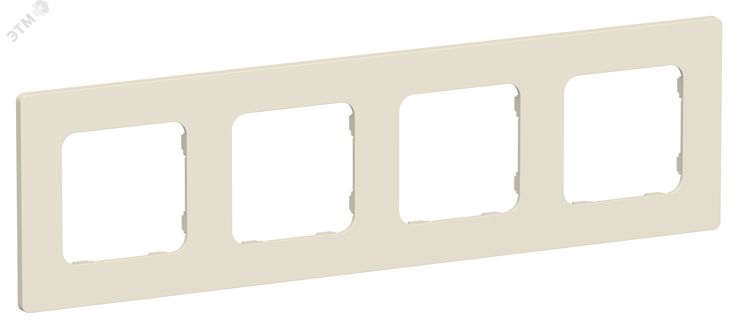 Изображение товара Рамка 4-местная IEK FLITE CLASSIC сливочный для электроустановки