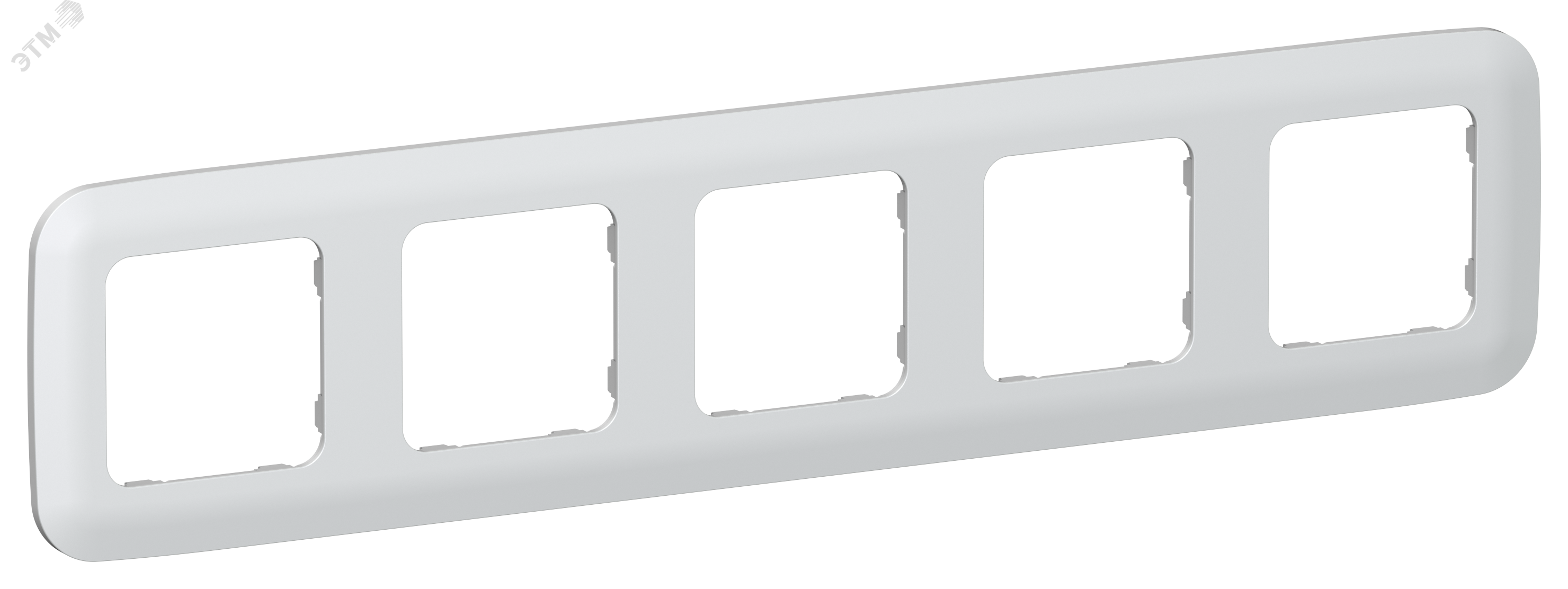 Изображение товара Рамка 5-местная FLITE ARTISTIC IEK перламутровая матовая