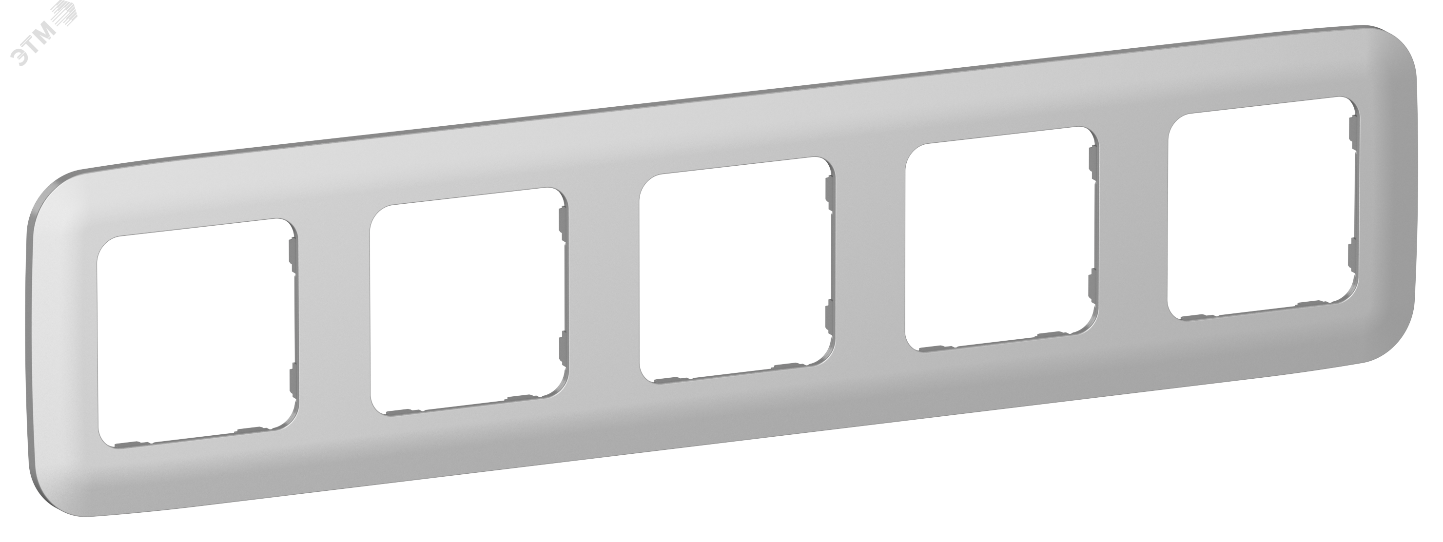 Изображение товара Рамка 5-местная AL алюминиевая FLITE ARTISTIC для электросетей