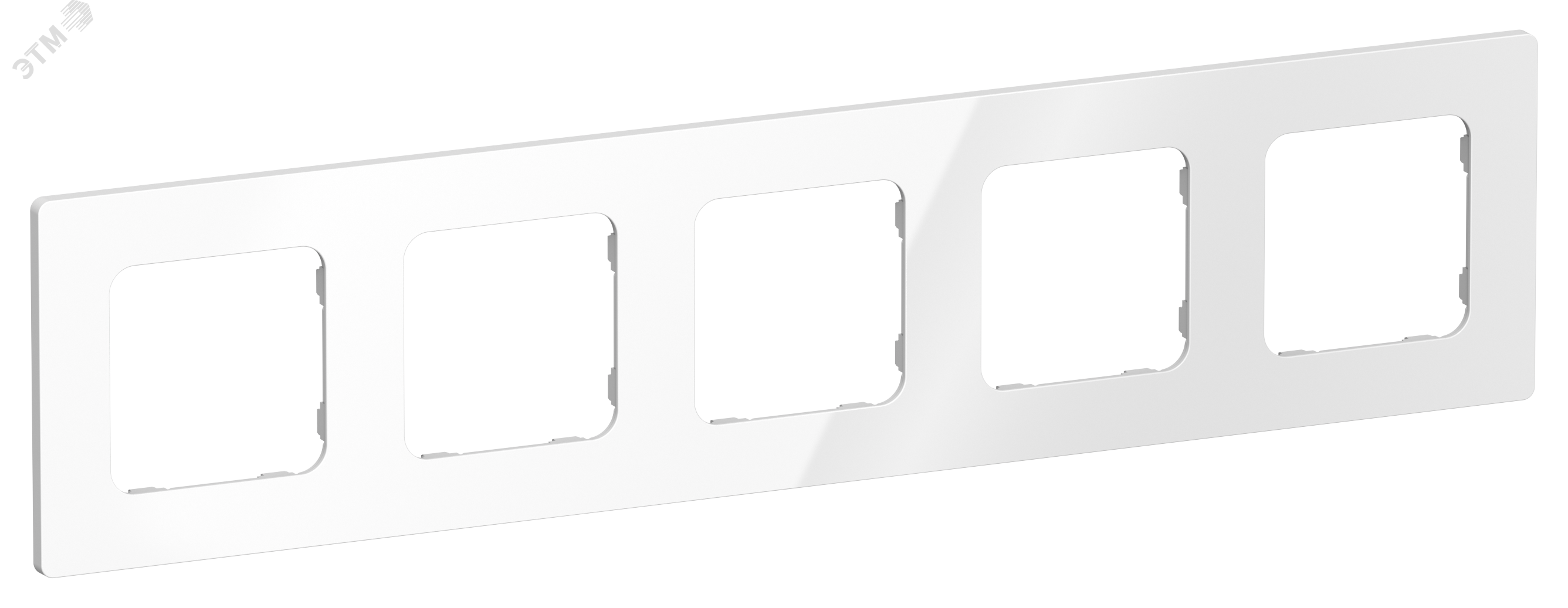 Изображение товара Рамка 5-местная FLITE CLASSIC IEK белая RU-5-К-ФлБ