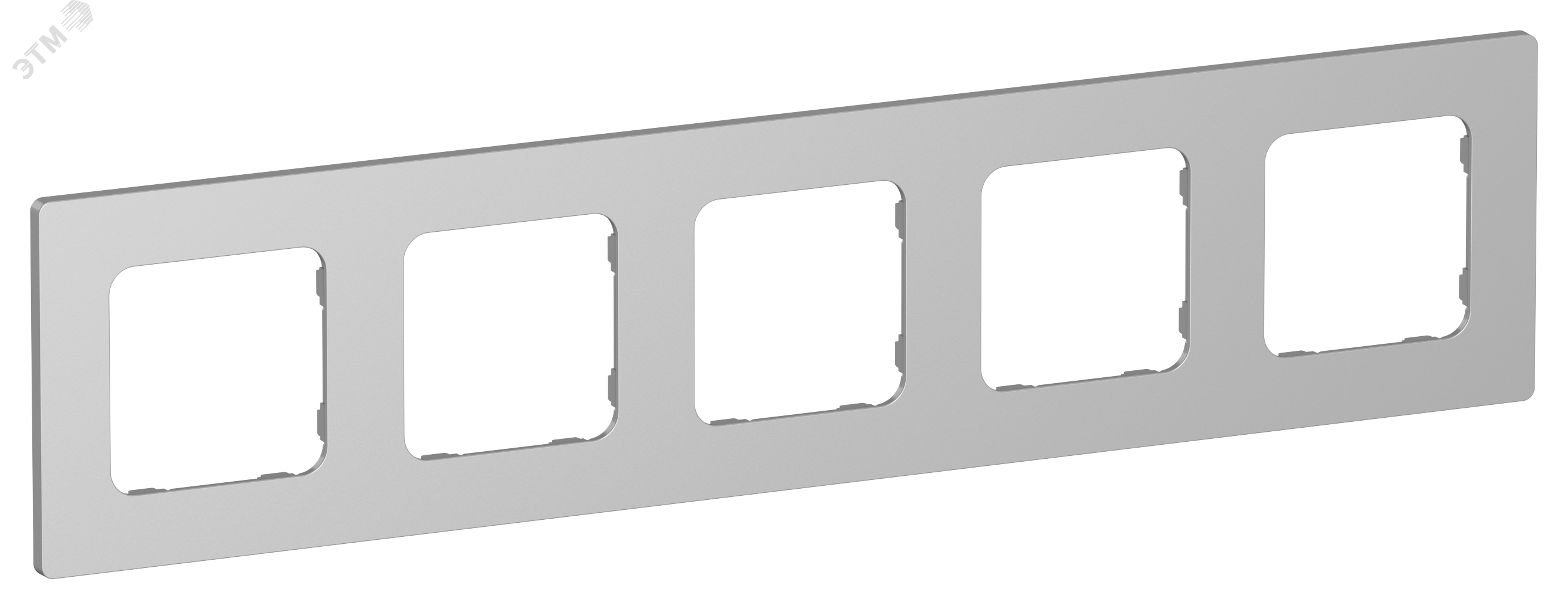 Изображение товара Рамка 5-местная FLITE CLASSIC из алюминия IEK