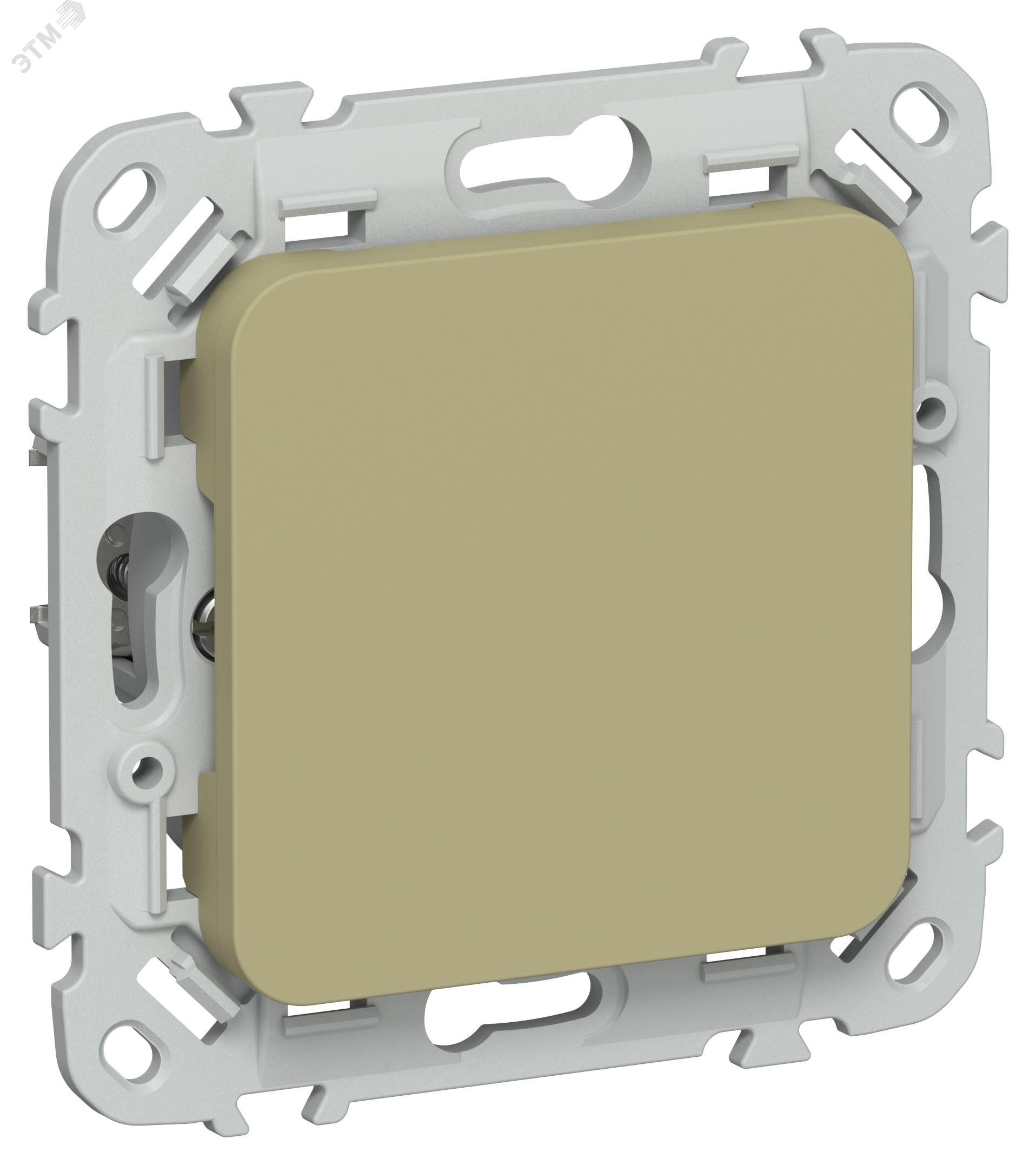 Изображение товара Заглушка с суппортом ЗГ-ФлО IEK зеленого цвета 1 шт