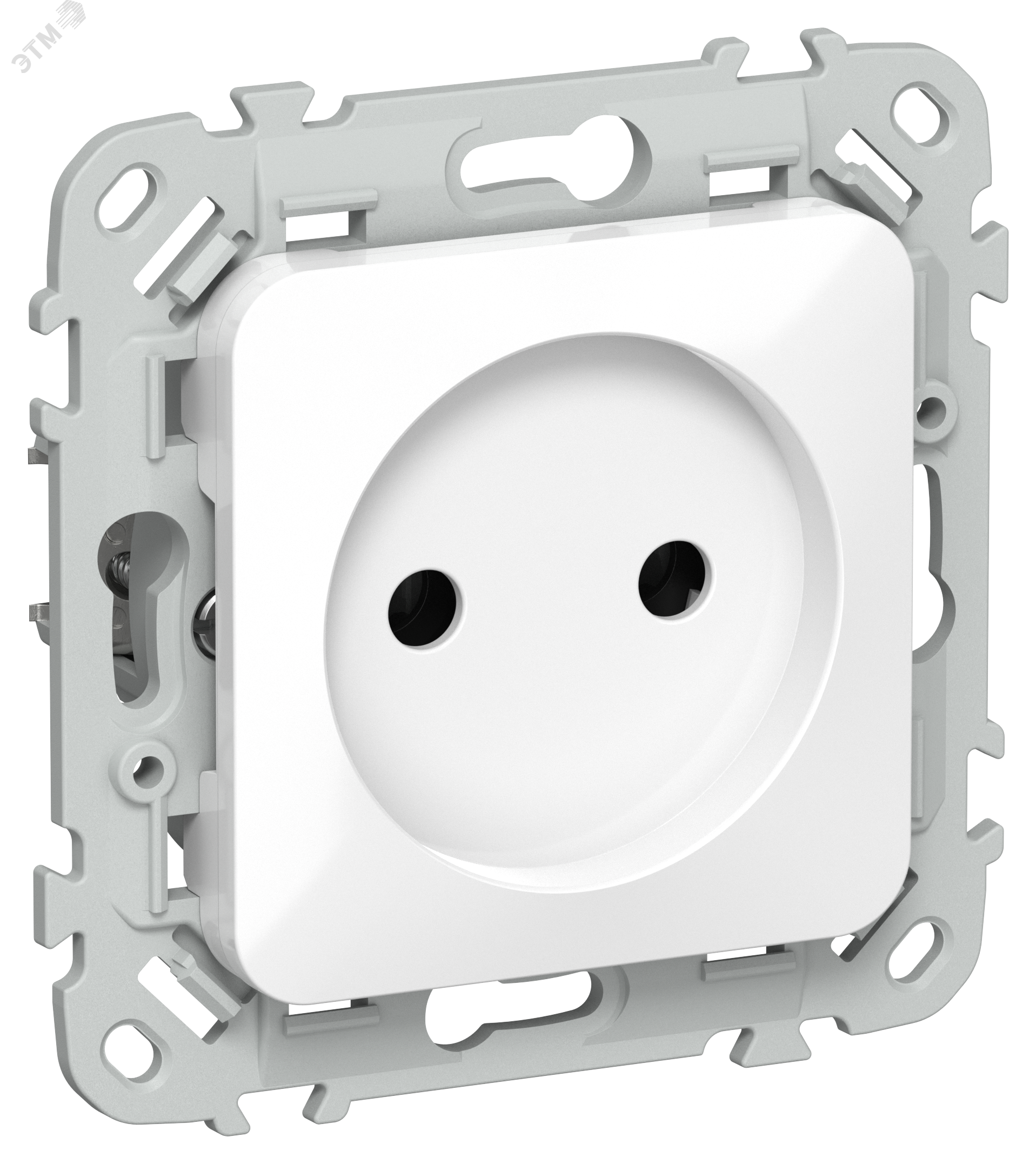 Изображение товара Розетка без заземления 10А Белая IEK серия FLITE РС01-1-ФлБ