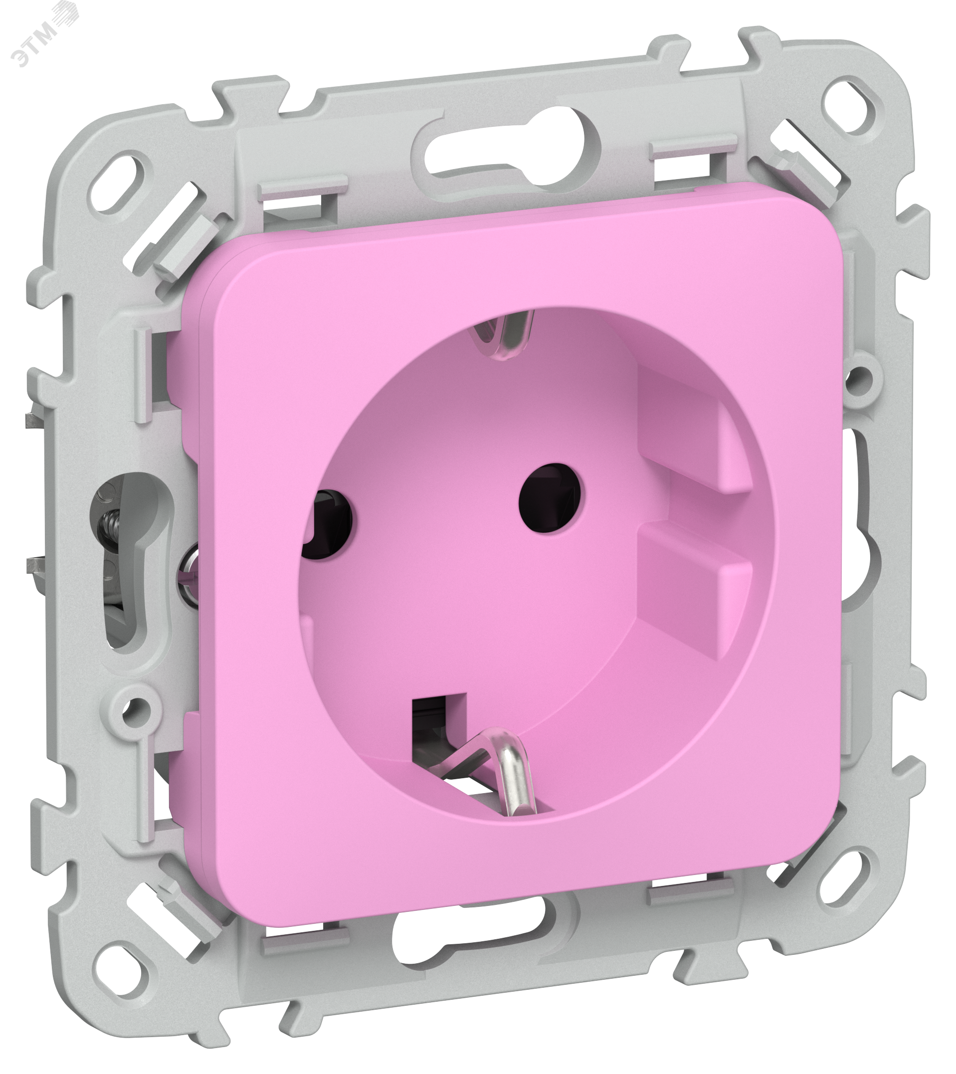 Изображение товара Розетка с заземлением IEK FLITE 16А 250В пурпурная