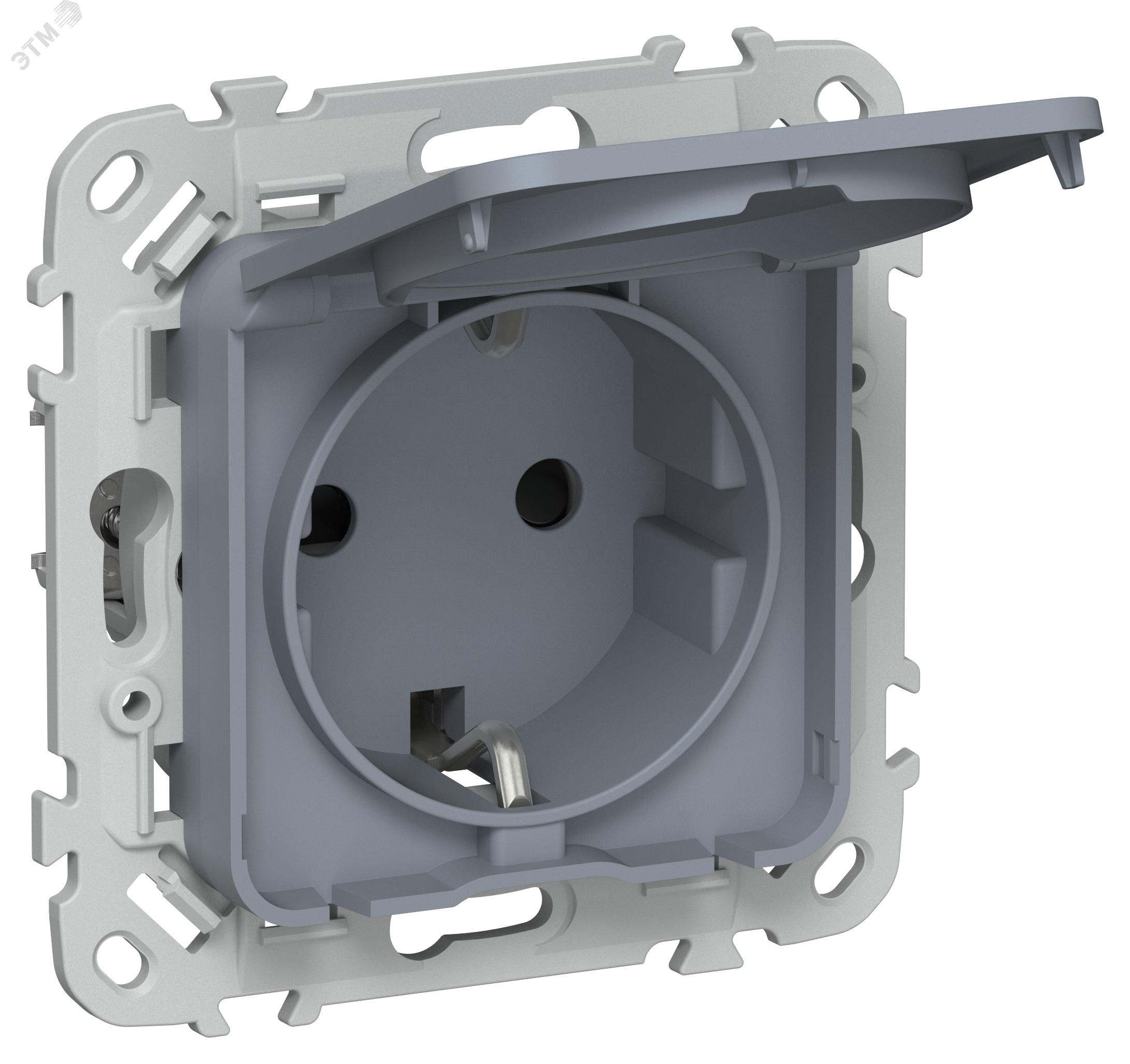 Изображение товара FLITE Розетка с заземлением и защитными шторками 16А IP44