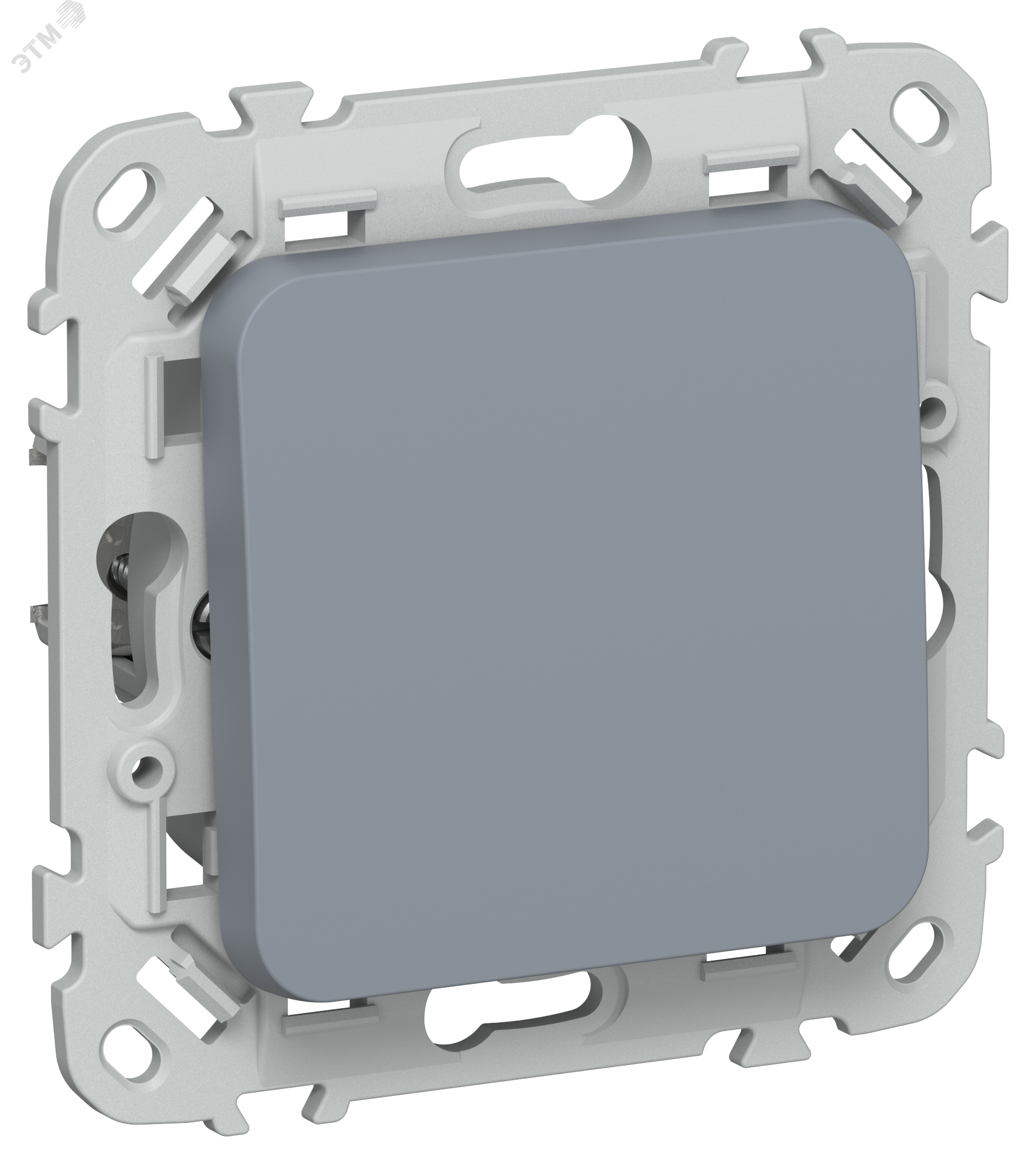 Изображение товара Выключатель 1-клавишный 10А серия FLITE IEK цвет синий