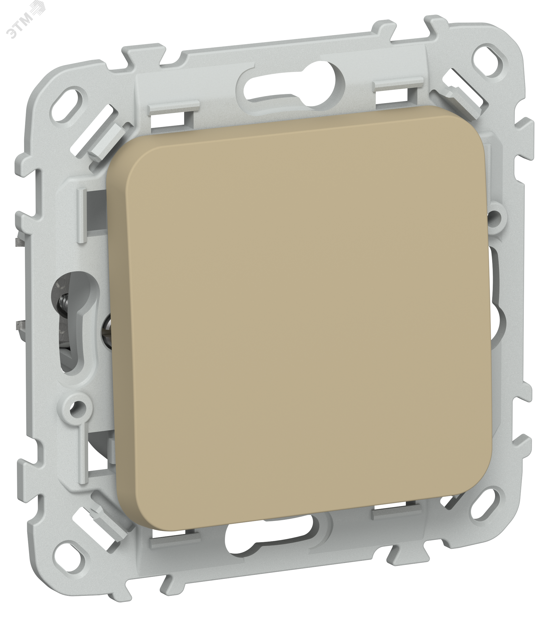 Изображение товара Выключатель проходной 1-клавишный 10А FLITE IEK хаки ВС61-1-0-ФлХ