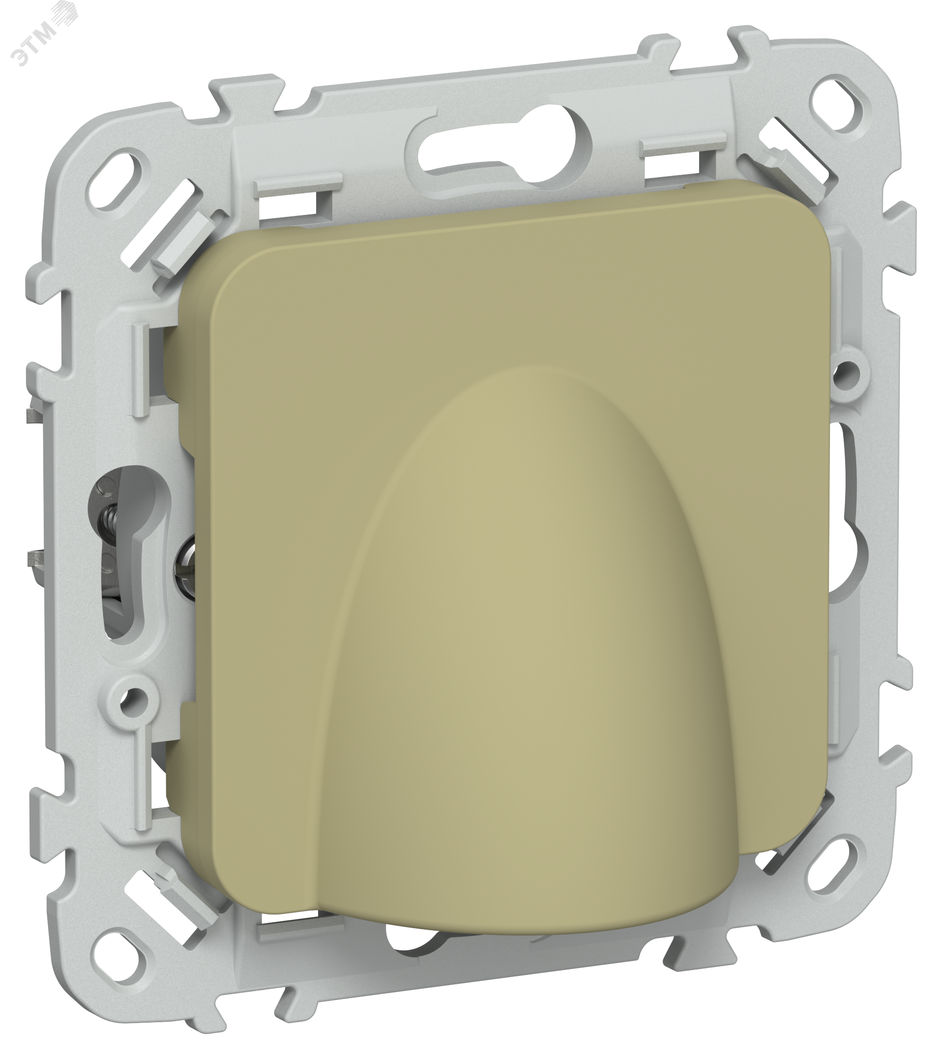 Изображение товара Фит кабельный вывод КВ-ФлО оливковый IEK серия Рамочная