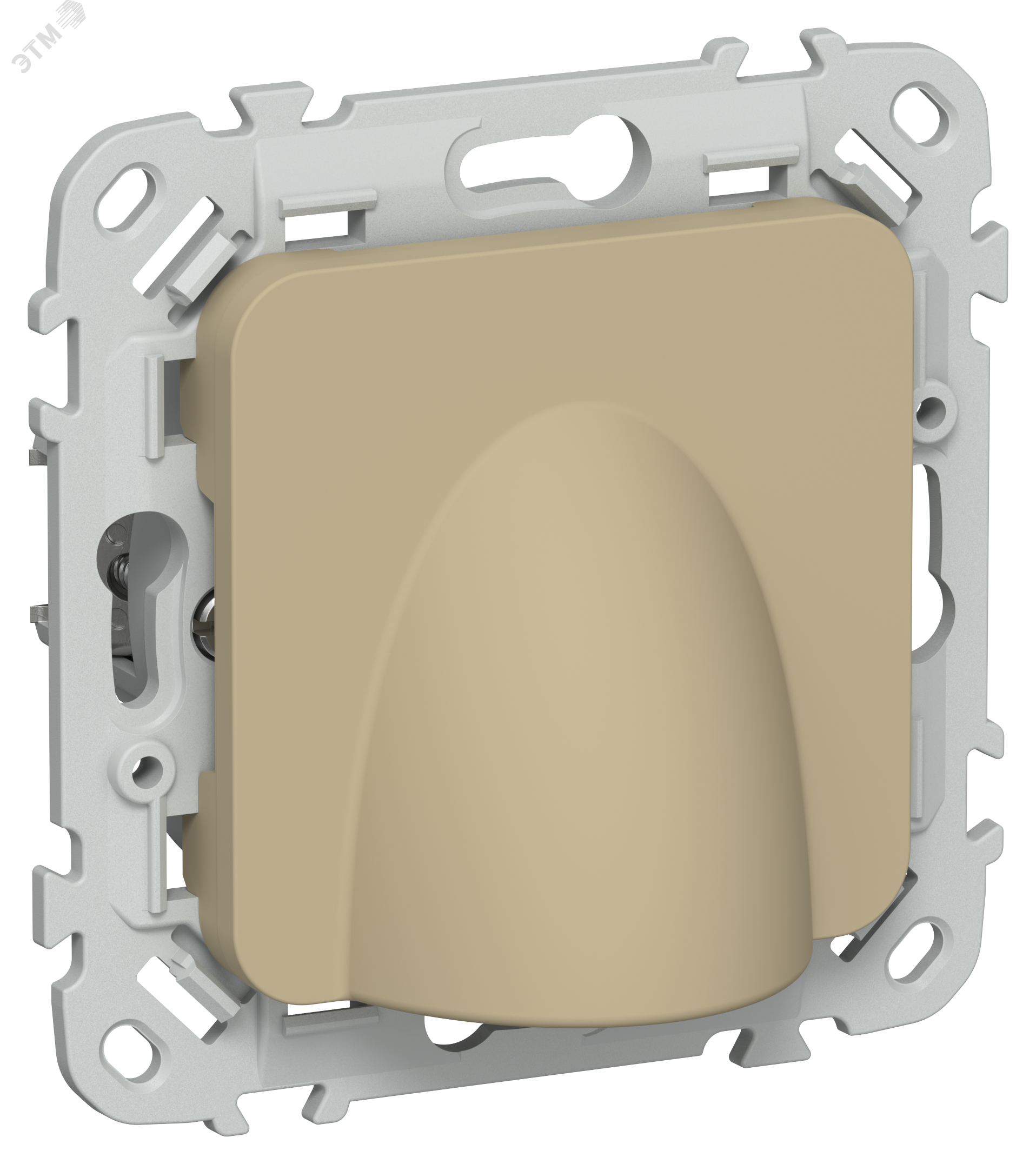 Изображение товара Вывод кабеля КВ-ФлХ хаки IEK для скрытого монтажа, IP20, серия FLITE