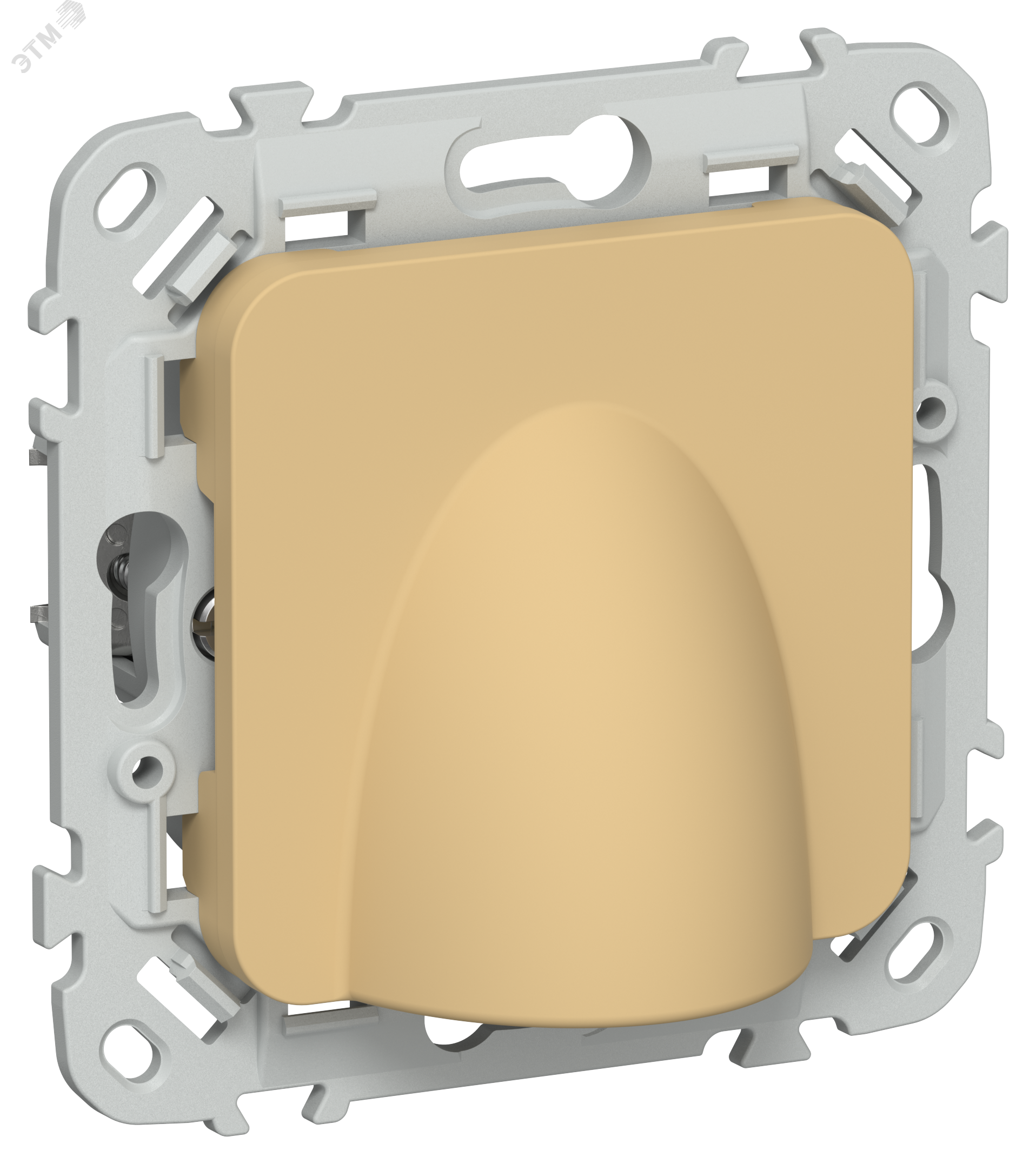 Изображение товара Вывод кабеля КВ-ФлШм ш/а IEK серия FLITE для скрытого монтажа коричневый