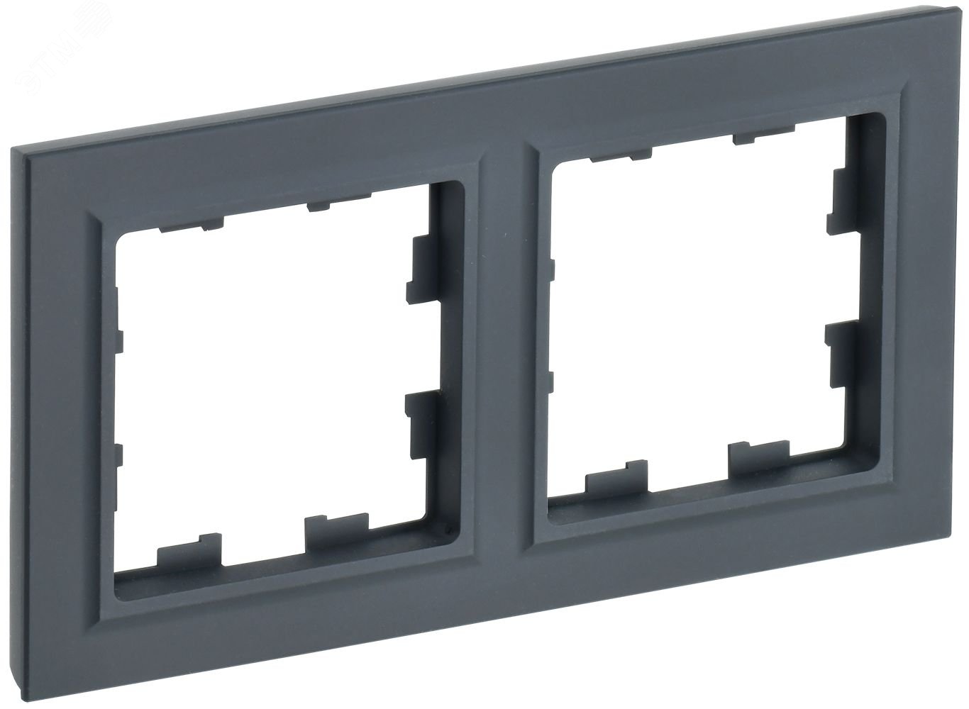 Изображение товара BRITE Рамка 2 поста РУ-2-БрГ графит на сайт