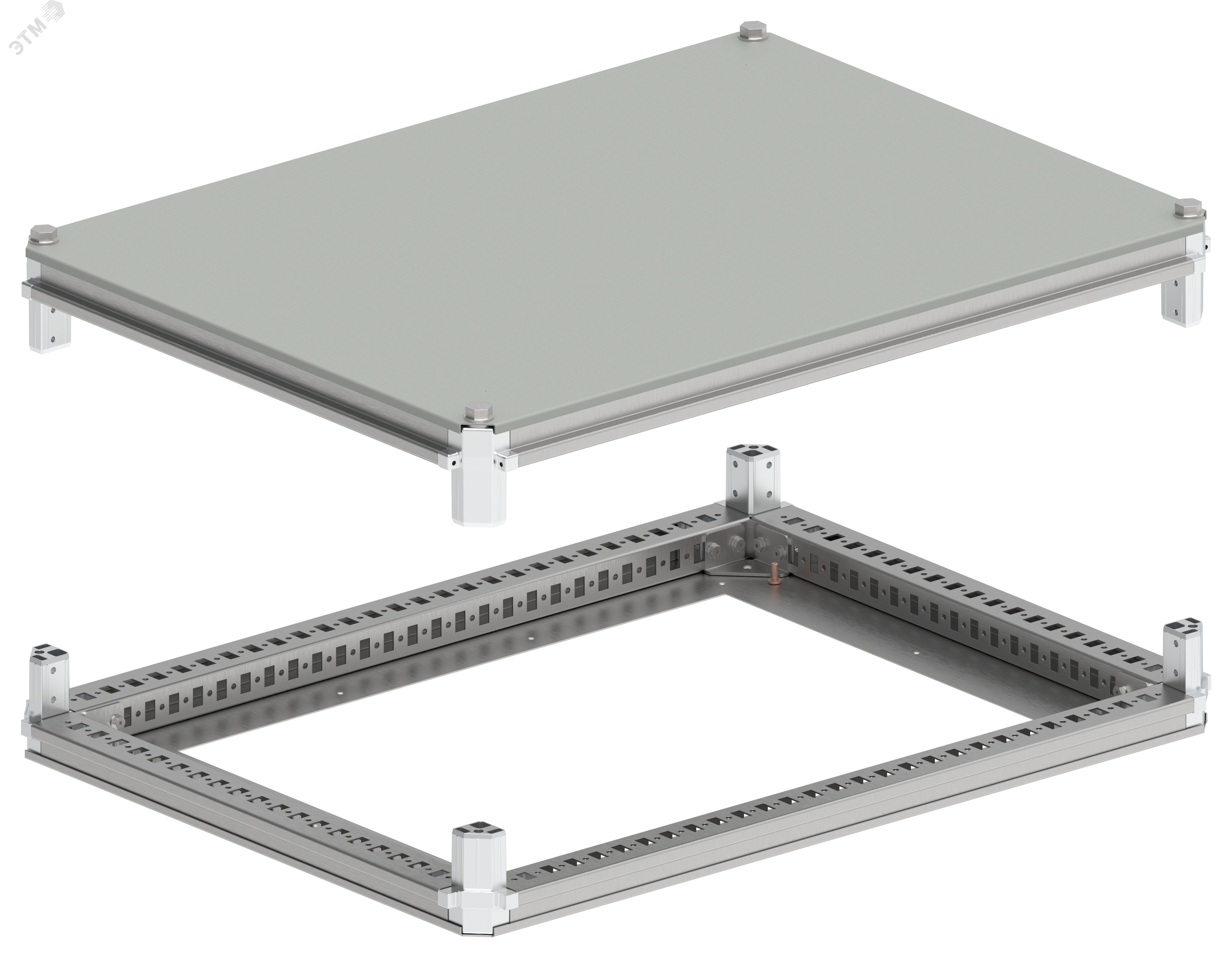 Изображение товара FORMAT Крыша и основание (под фланец) 800х600мм IEK (компл)
