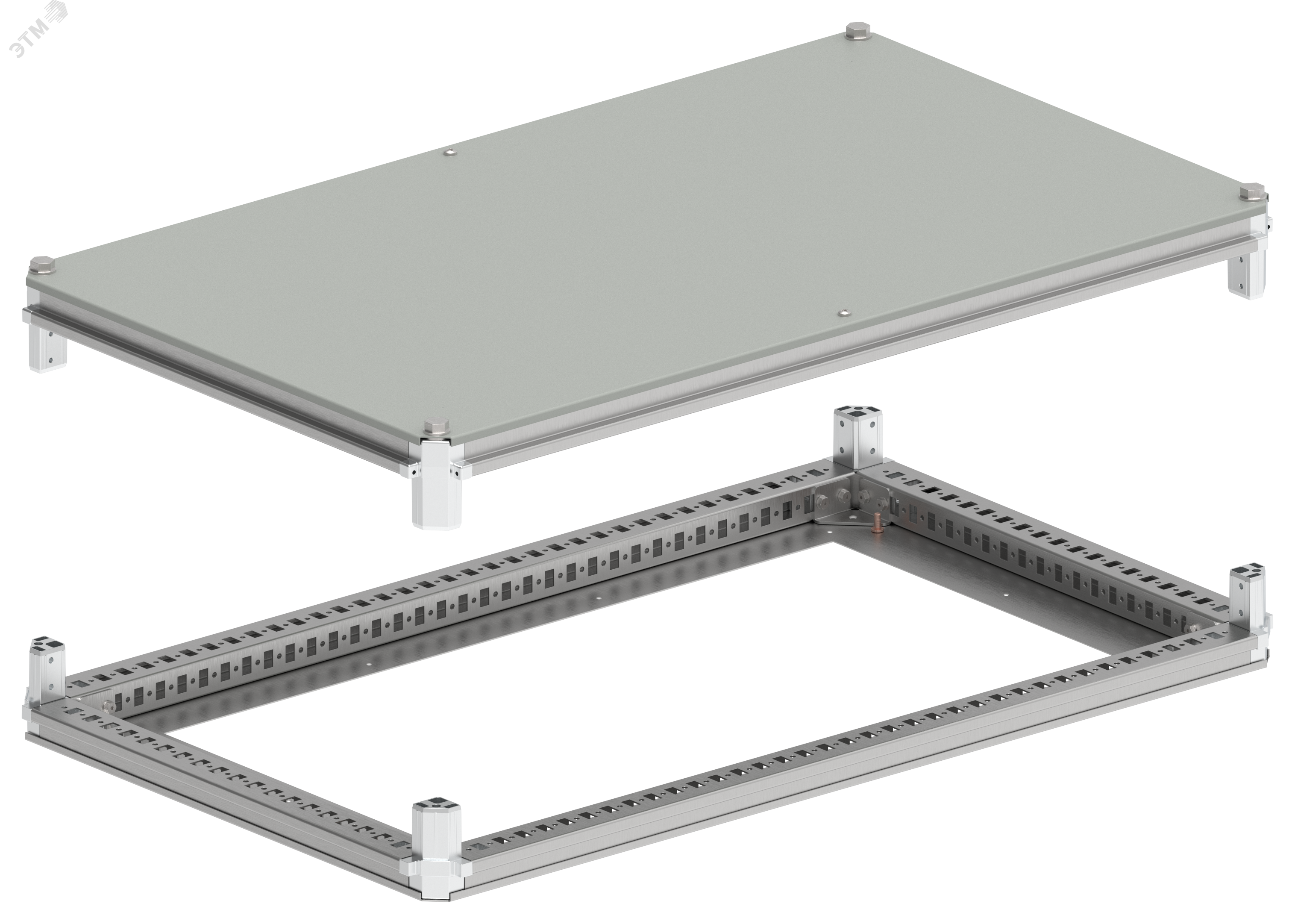 Изображение товара Крыша и основание 1000х600мм из стали порошковой окраски для НКУ IEK