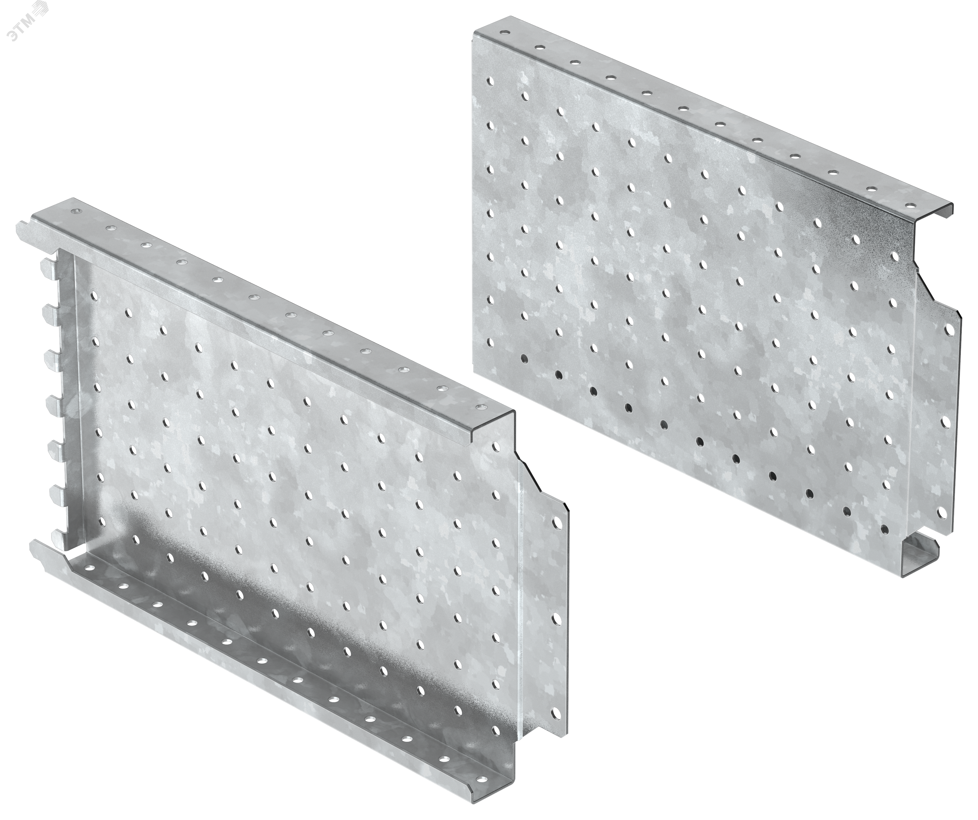 Изображение товара Панель монтажная боковая перфорированная 200х400 мм FORMAT (2 шт)
