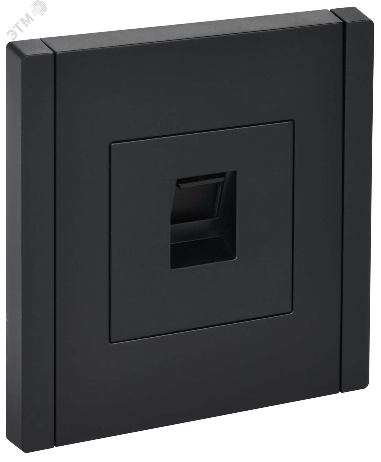 Изображение товара Розетка компьютерная RJ45 IEK для сети IP20 серия FORTE&PIANO черная