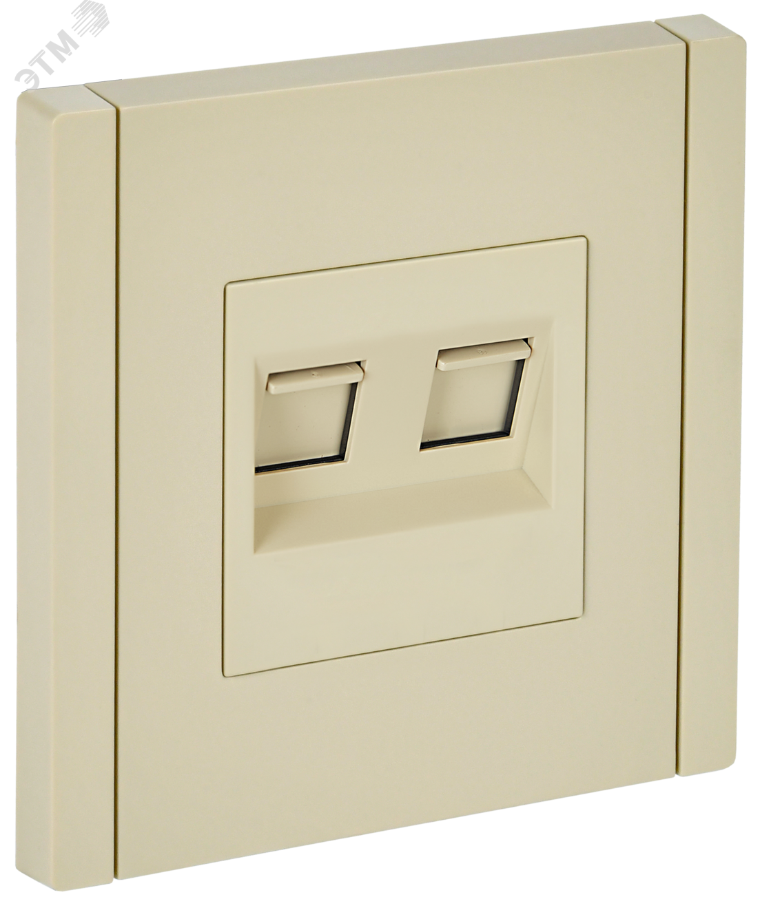 Изображение товара Розетка двойная RJ11+RJ45 кат.5E FP435 ваниль IEK
