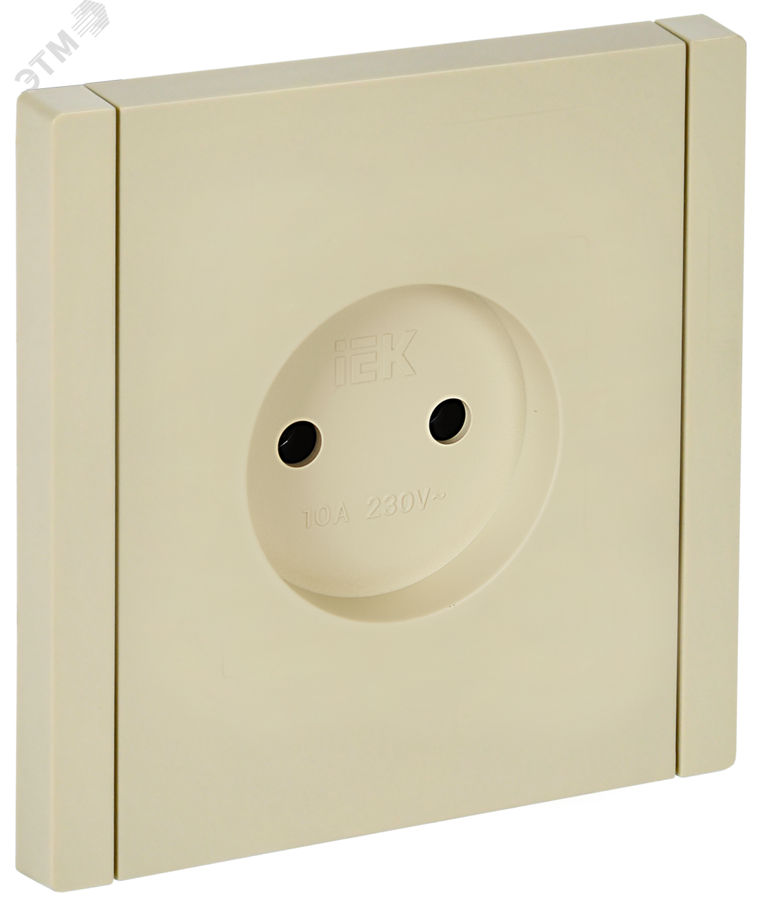 Изображение товара Розетка 1-местная без заземления IP44 IEK FORTE&PIANO