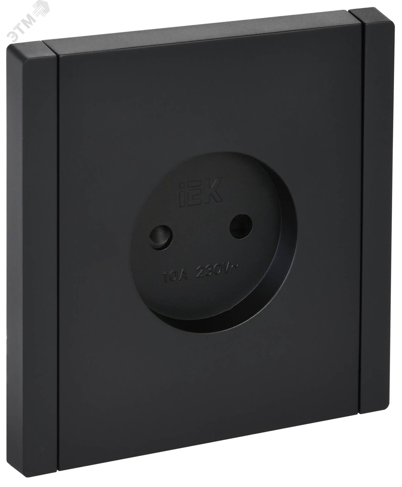 Изображение товара Розетка 1-местная без заземления с защитными шторками IEK FORTE&PIANO