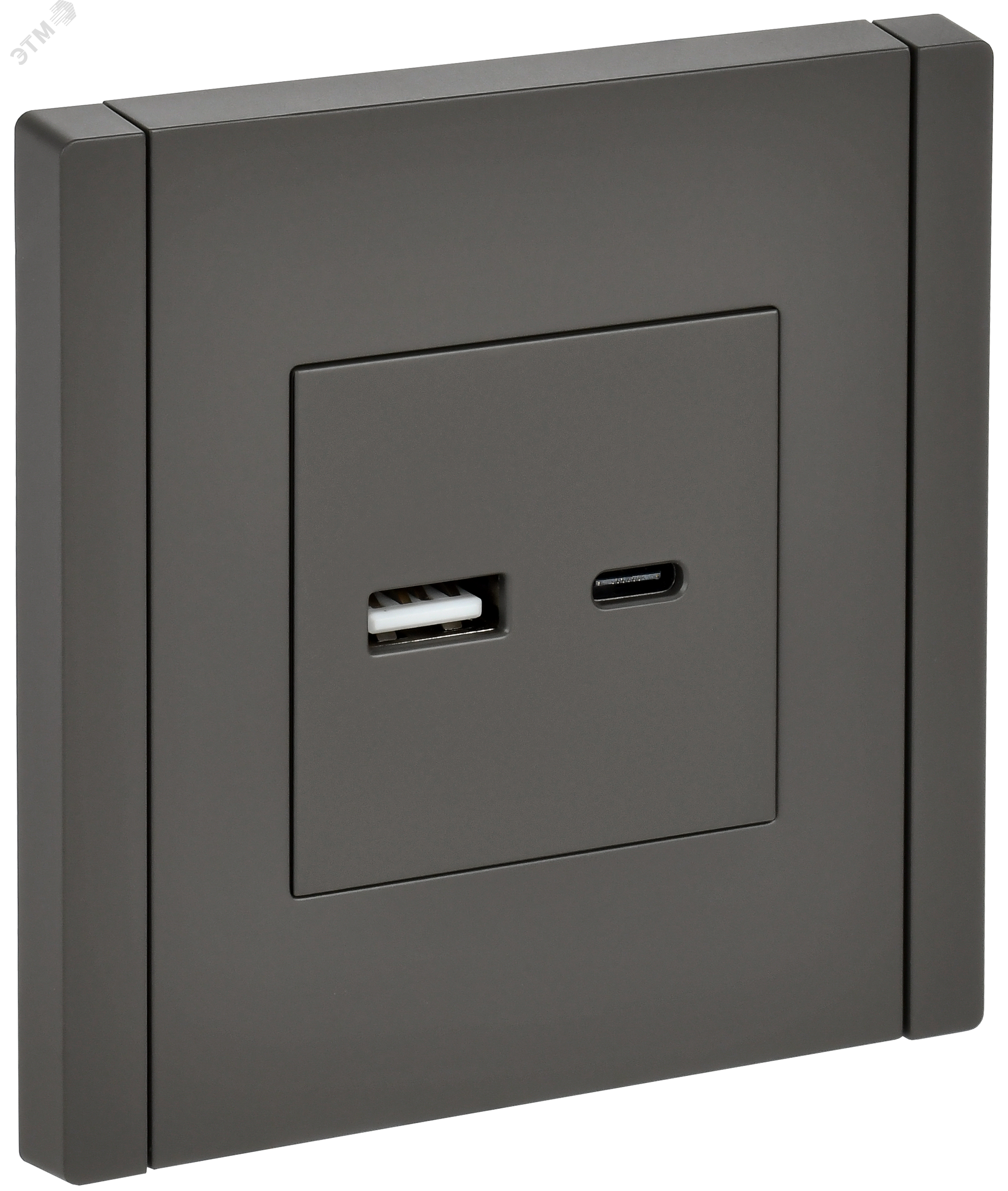 Изображение товара Розетка USB A+C 18Вт FORTE&PIANO FP351 серый IEK