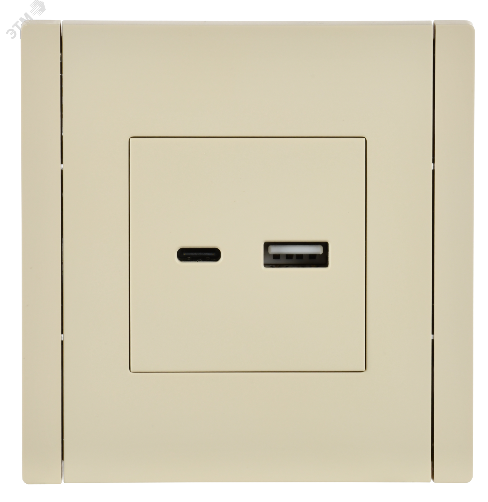 Изображение товара USB-розетка FORTE&PIANO FP451 18Вт ваниль от IEK для дома и офиса