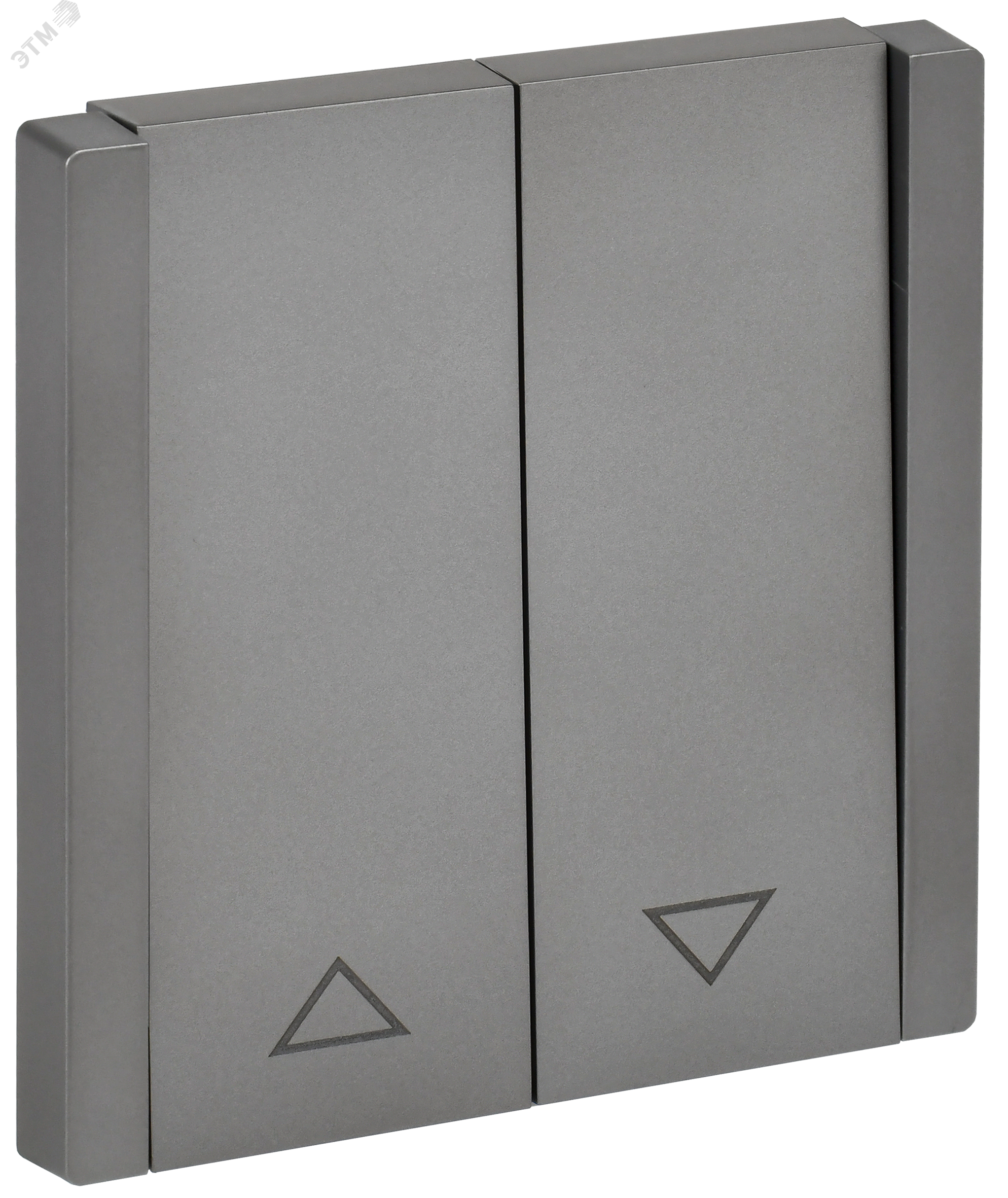 Изображение товара Выключатель жалюзи FORTE&PIANO 10А FP511 сталь IEK