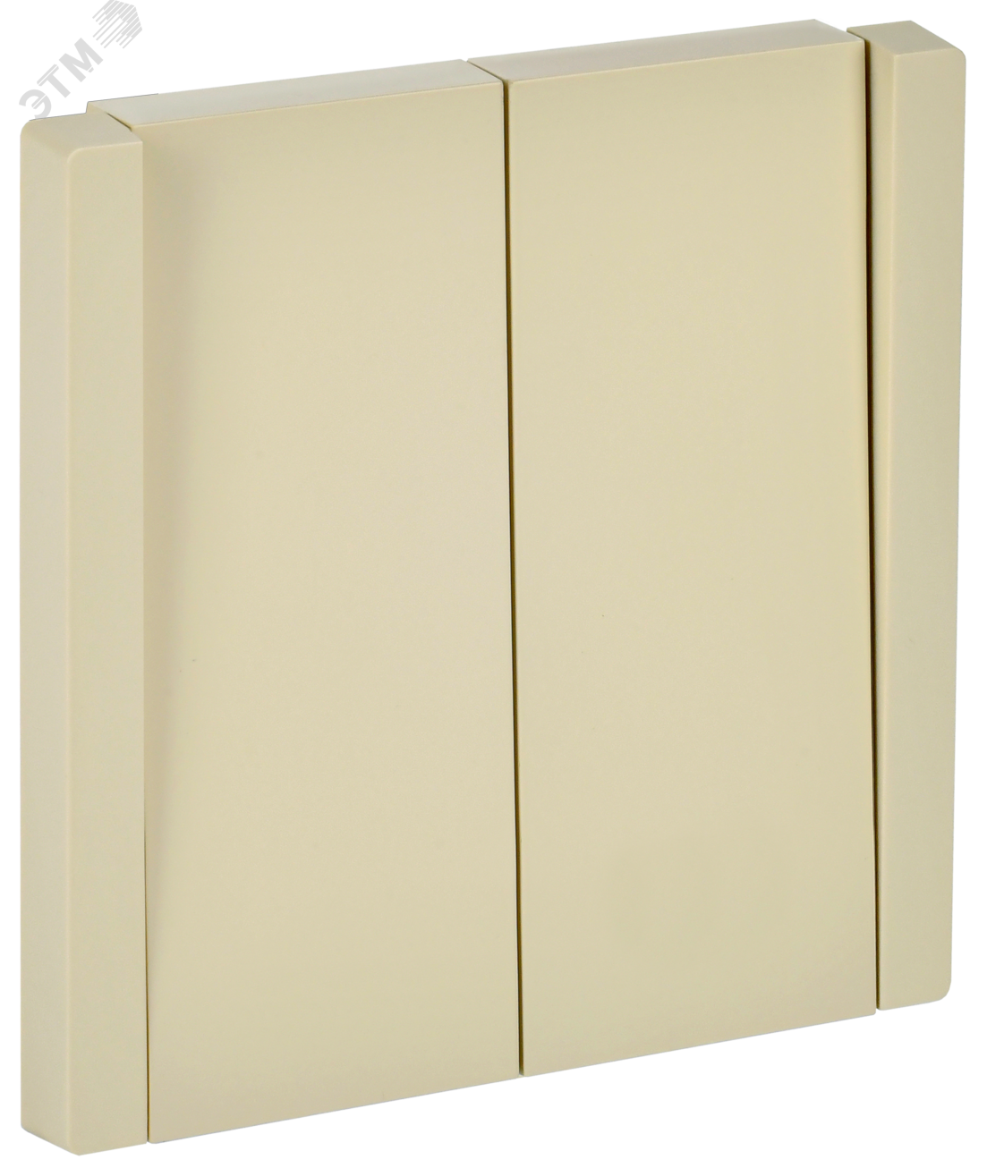 Изображение товара Выключатель 2-клавишный FORTE&PIANO 10А IP20 бежевый IEK FP405