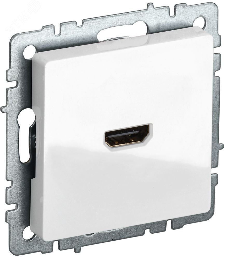 Изображение товара Розетка HDMI BRITE РHDMI-0-БрБ белая, скрытый монтаж, IP20